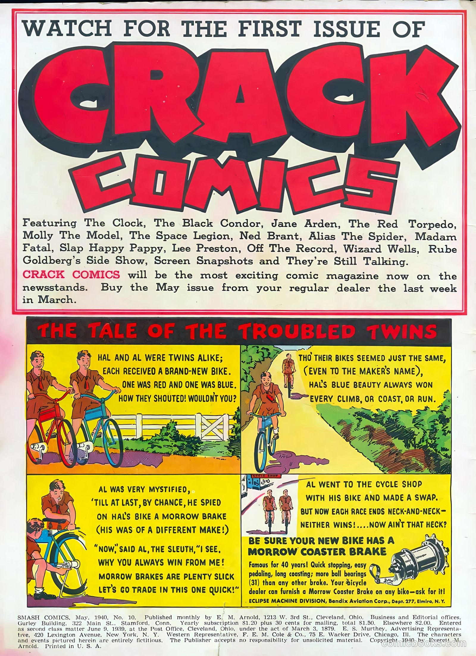 Smash Comics #10 (1940) — page 67 of 68