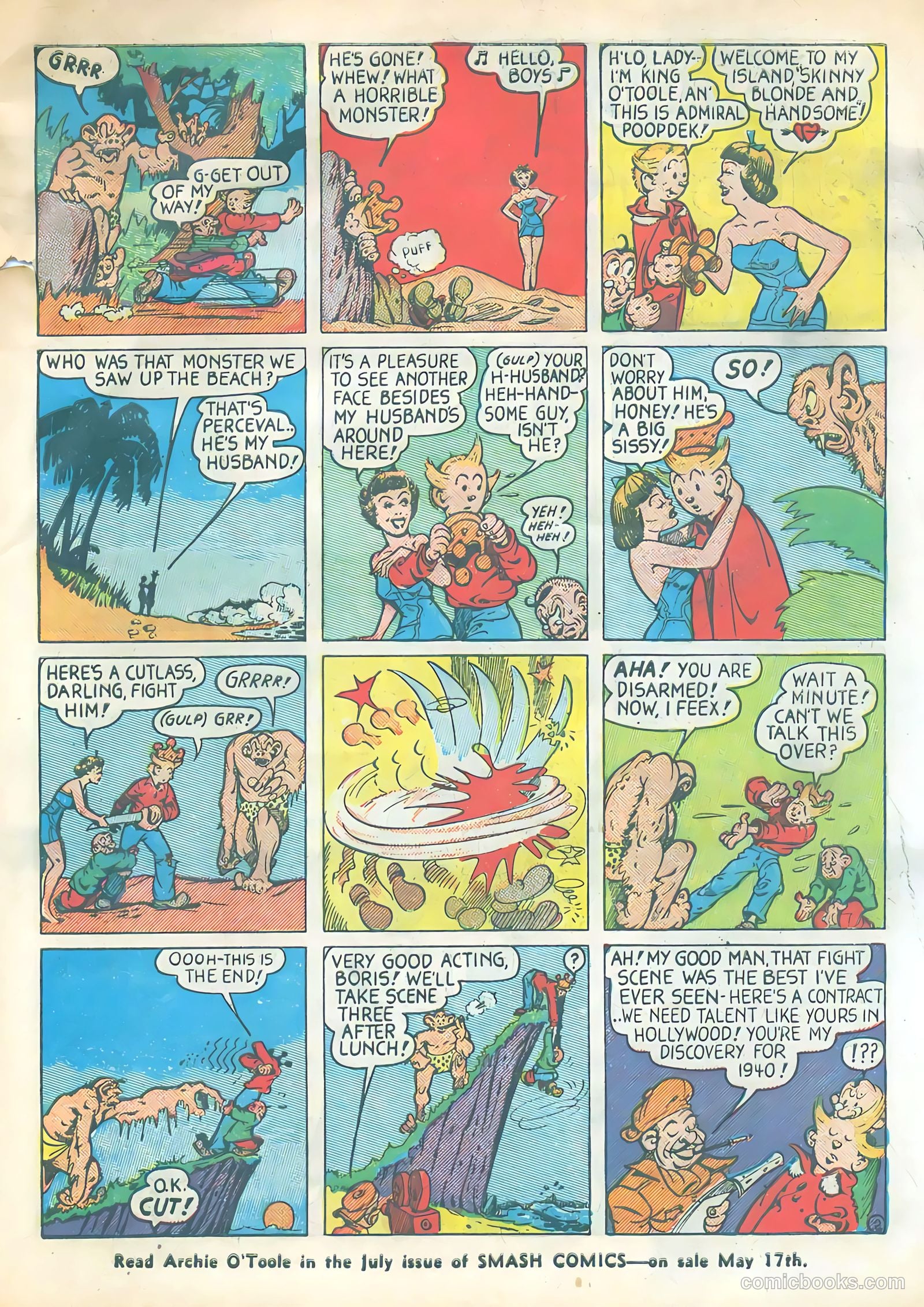 Smash Comics #11 (1940) — page 35 of 67