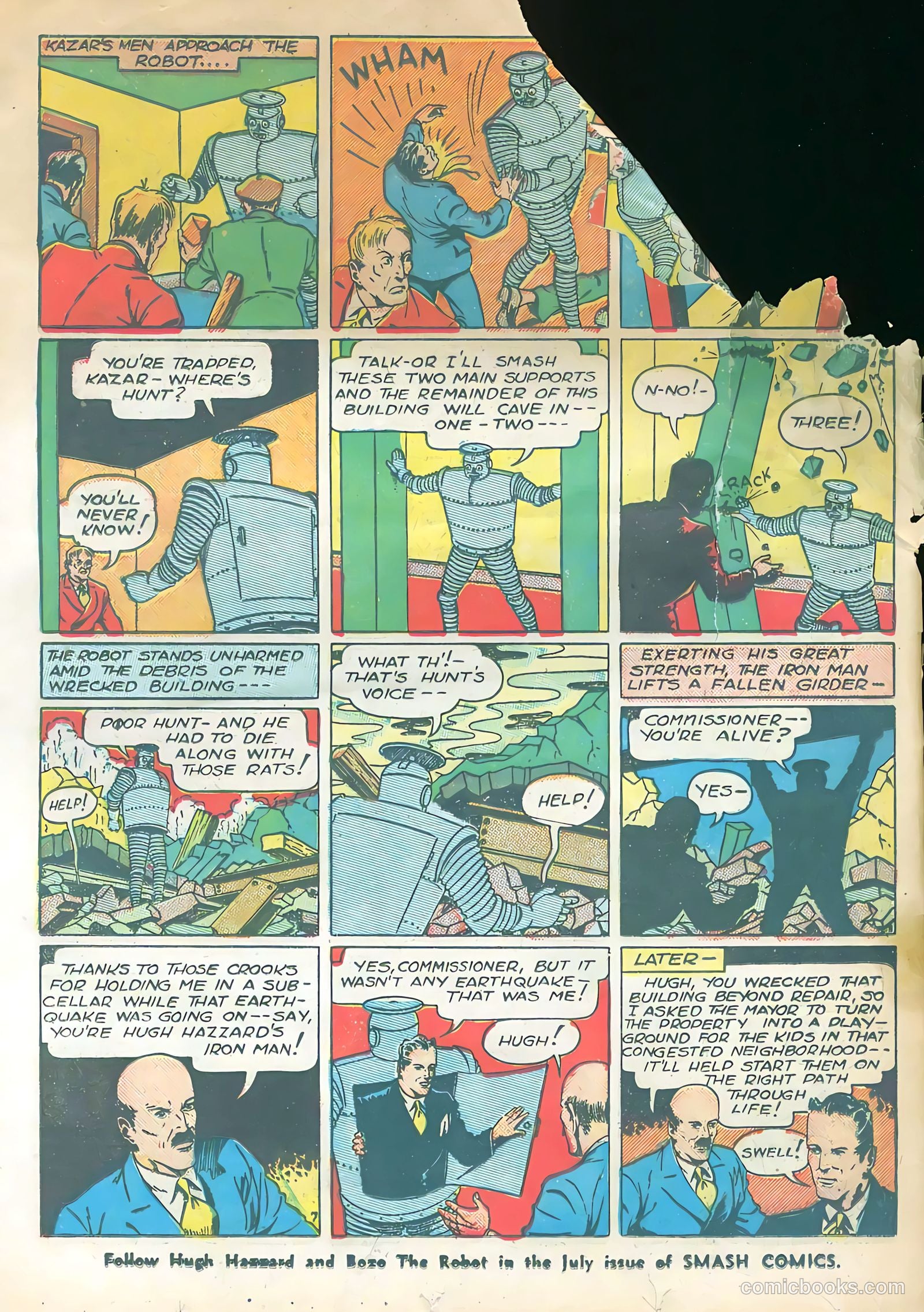 Smash Comics #11 (1940) — page 66 of 67
