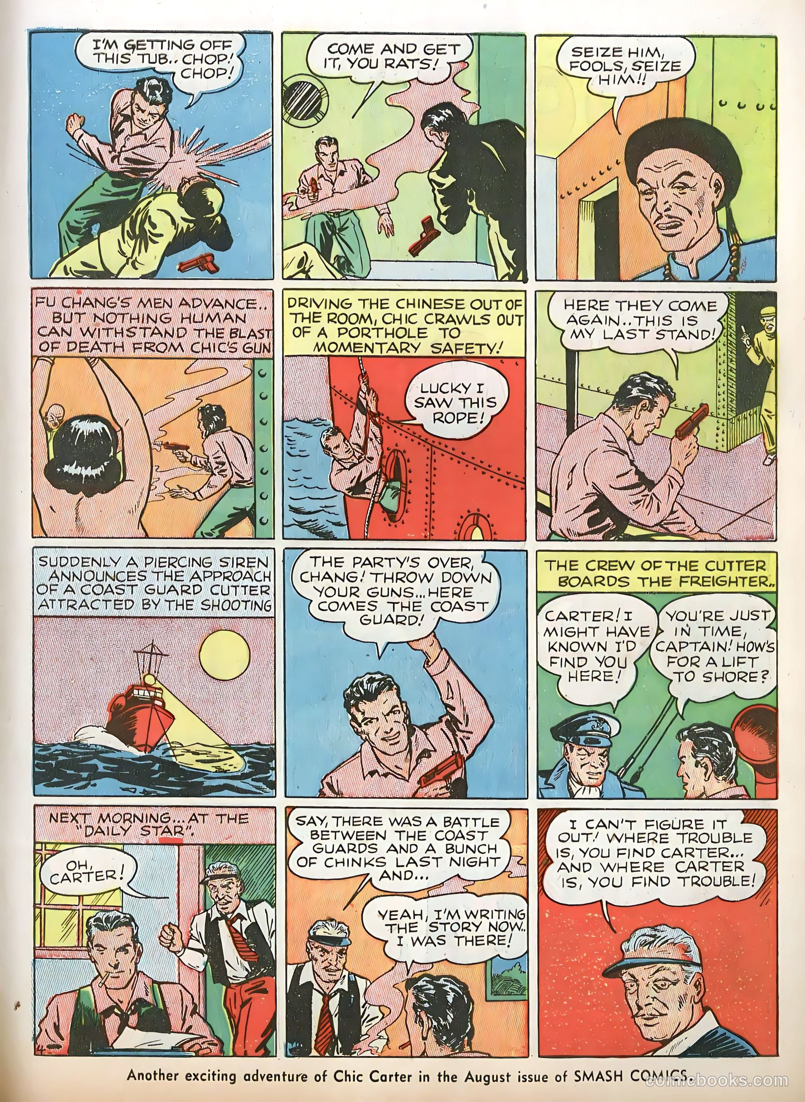 Smash Comics #12 (1940) — page 19 of 68