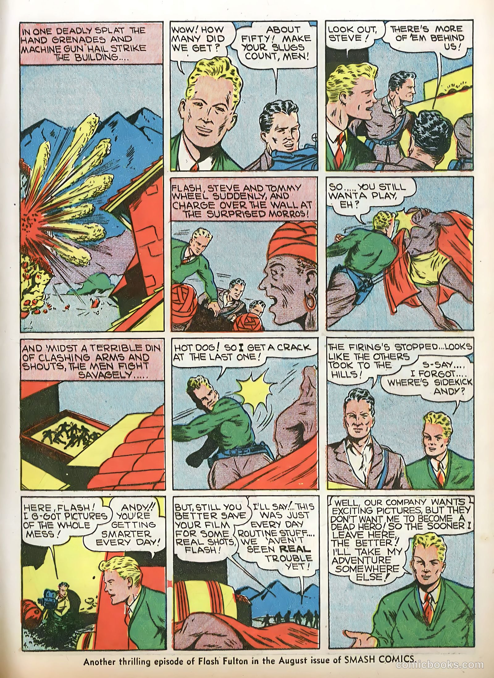 Smash Comics #12 (1940) — page 25 of 68