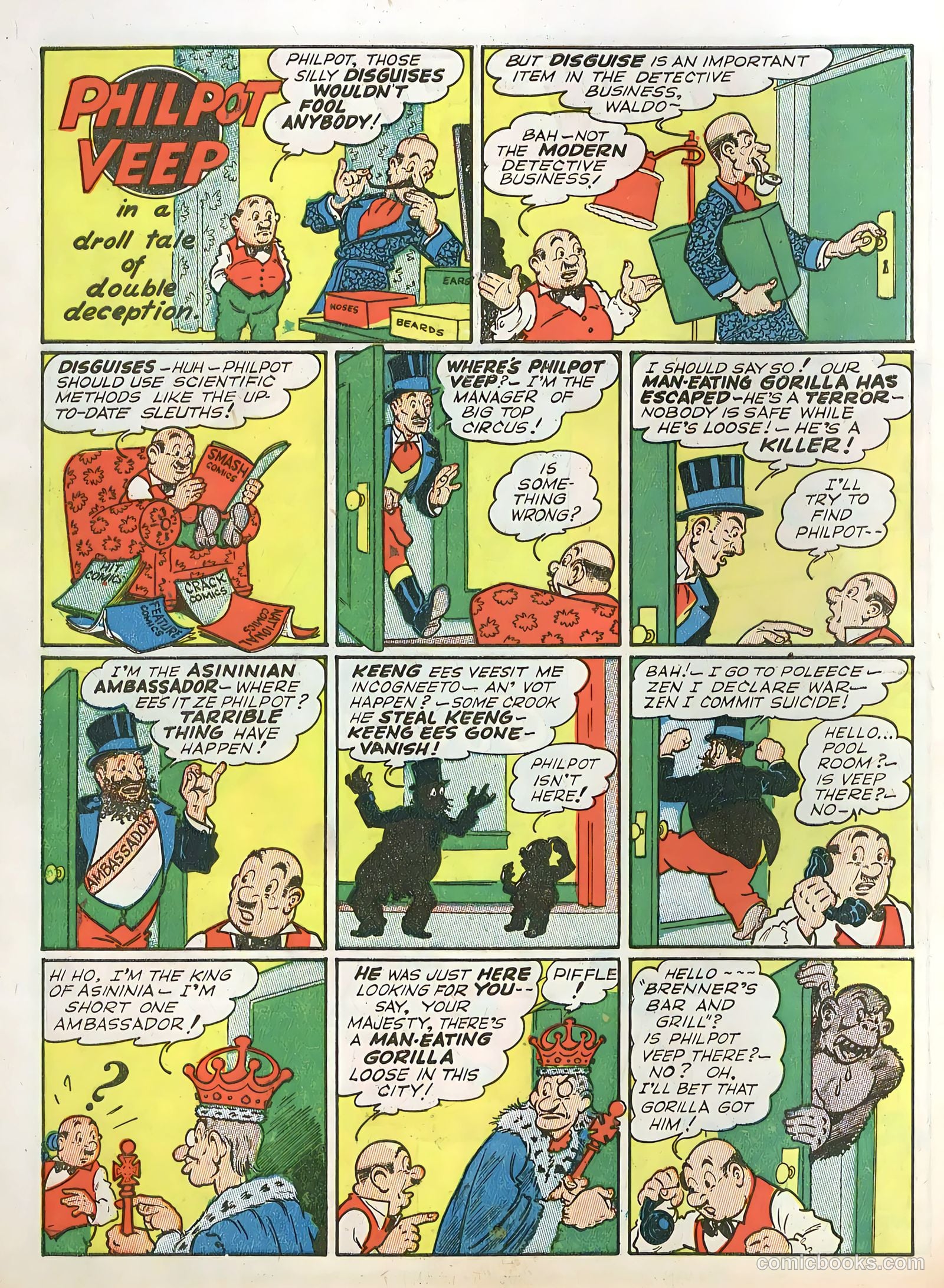 Smash Comics #12 (1940) — page 42 of 68