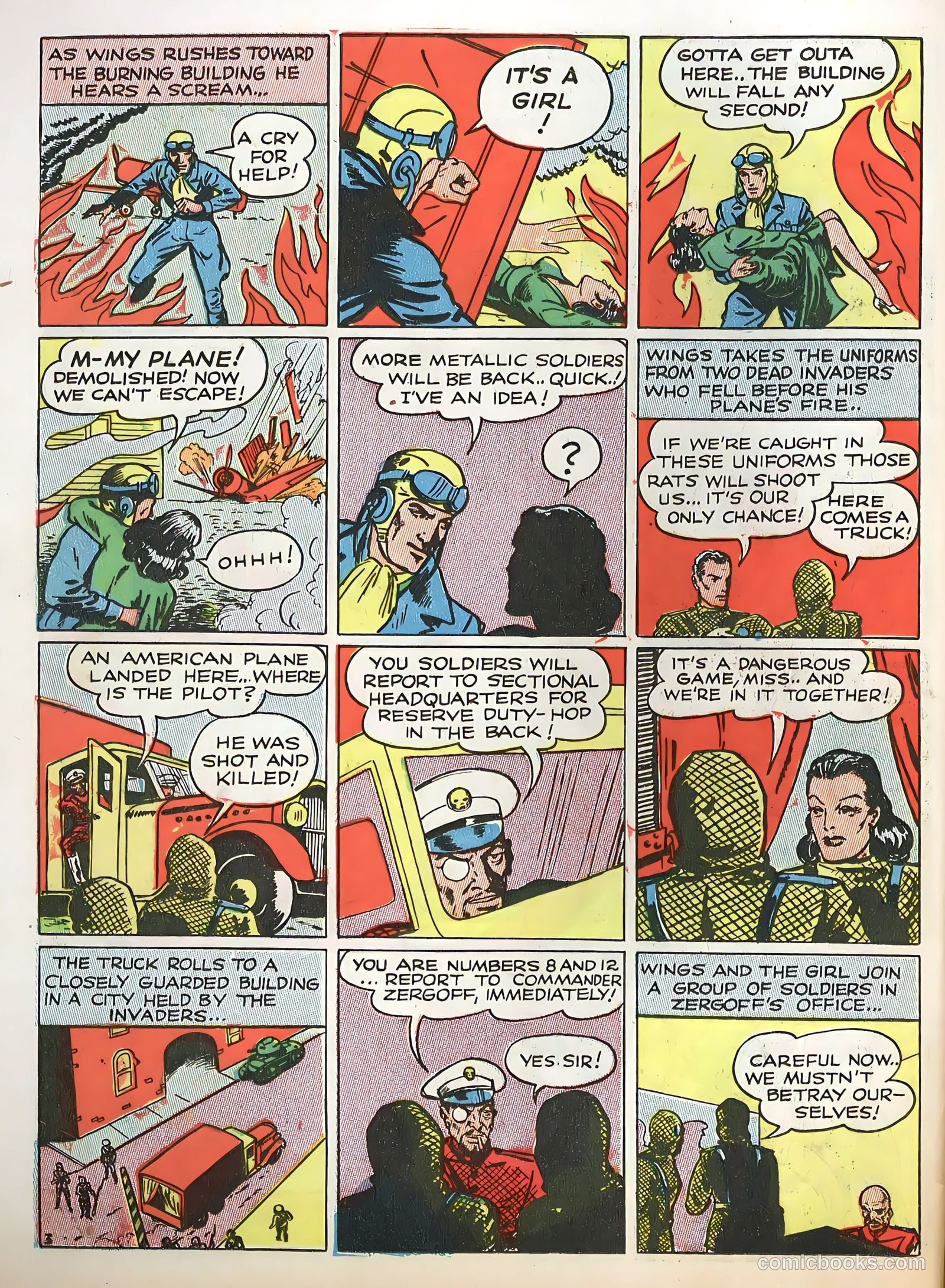Smash Comics #12 (1940) — page 62 of 68