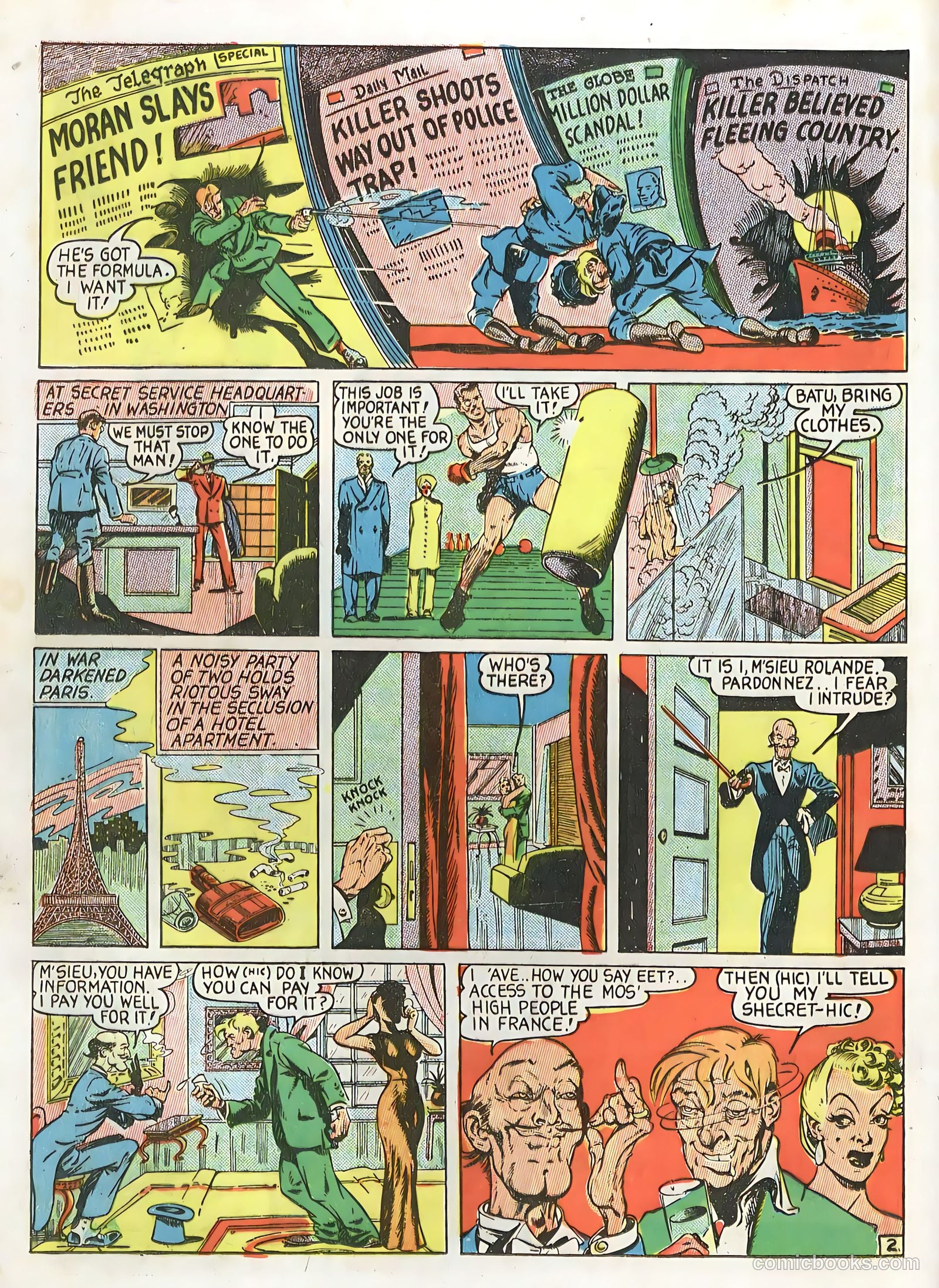 Smash Comics #13 (1940) — page 4 of 68