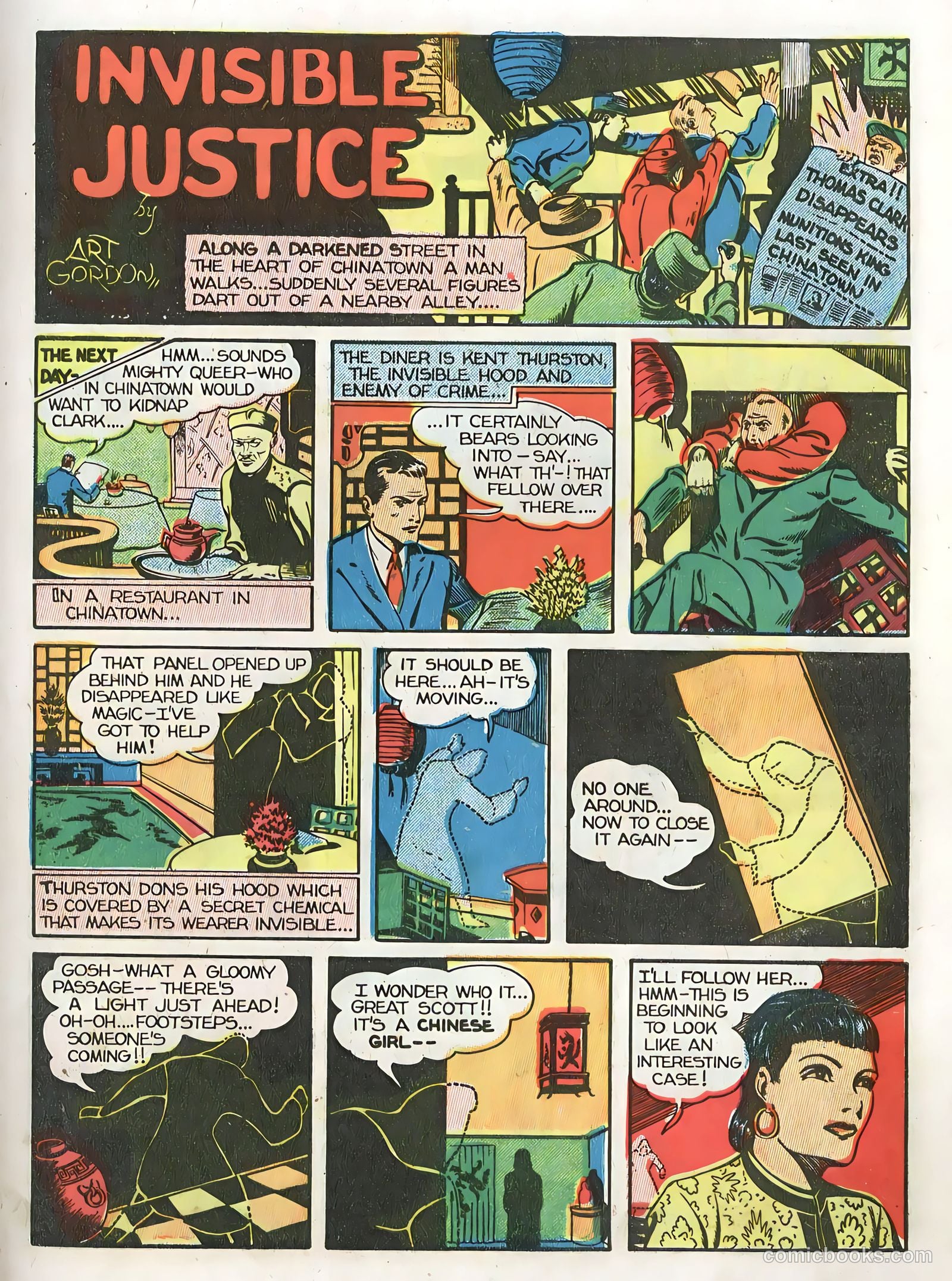 Smash Comics #13 (1940) — page 19 of 68
