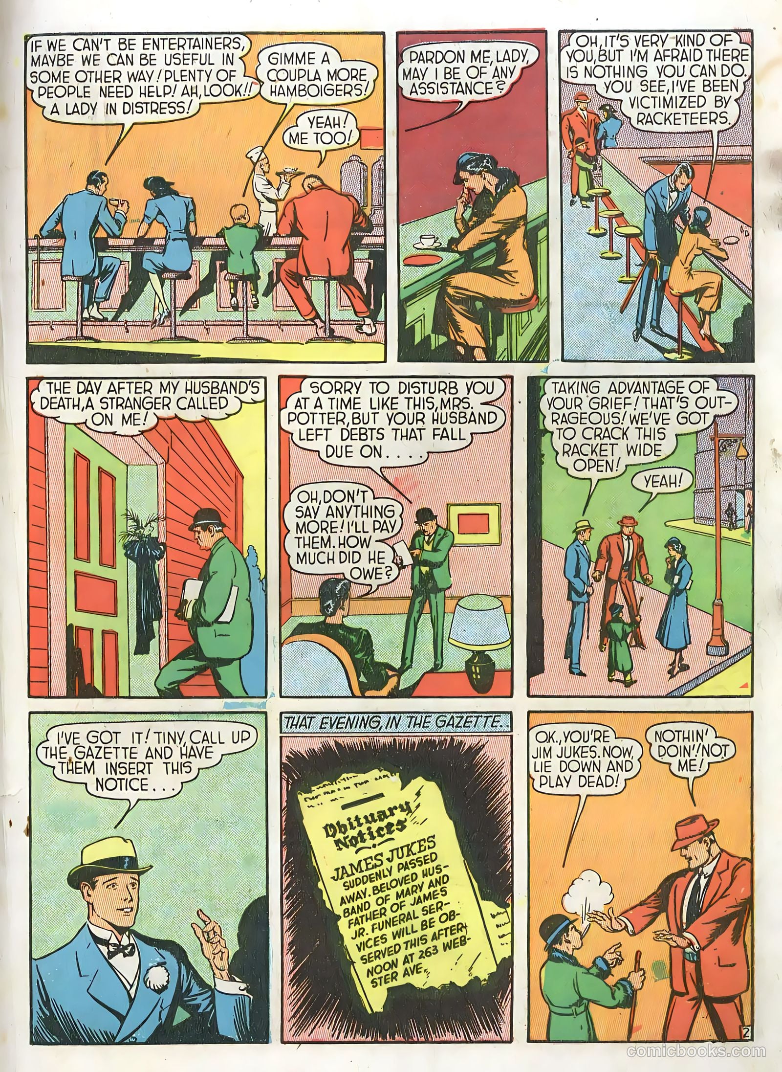 Smash Comics #13 (1940) — page 35 of 68