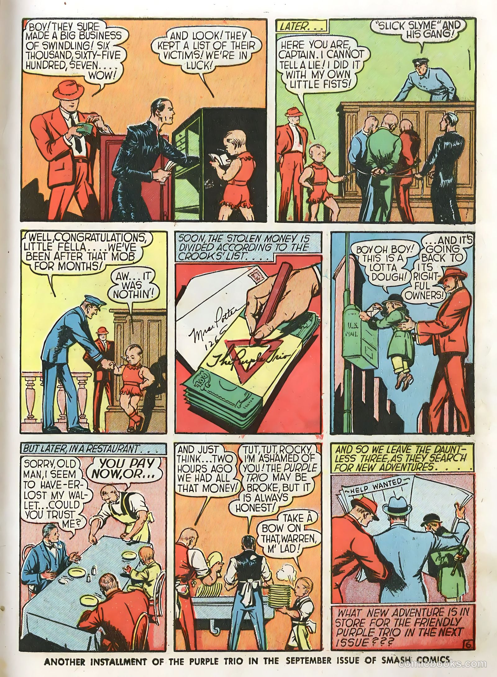 Smash Comics #13 (1940) — page 39 of 68