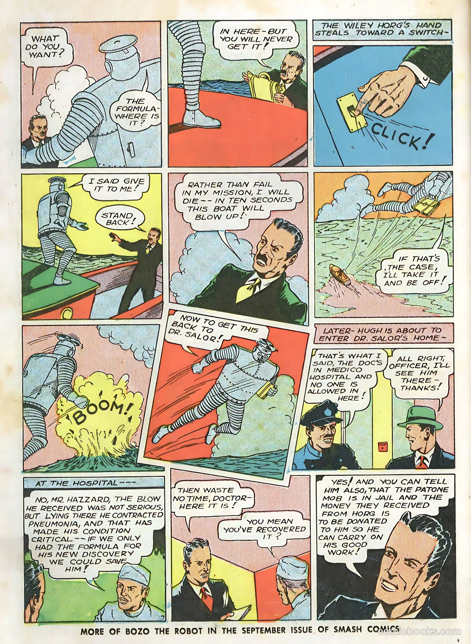 Smash Comics #13 (1940) — page 66 of 68