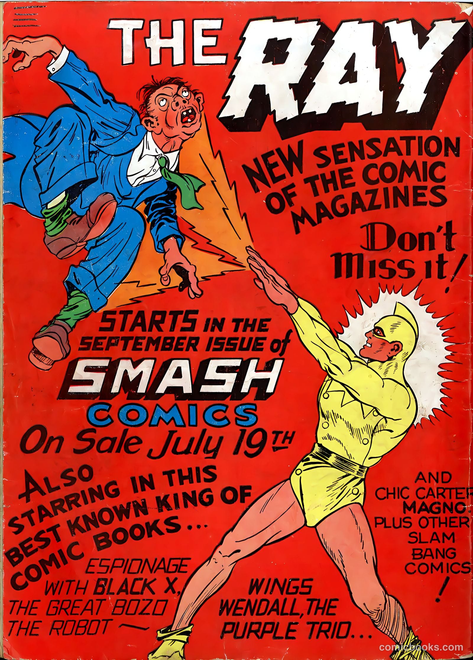 Smash Comics #13 (1940) — page 68 of 68