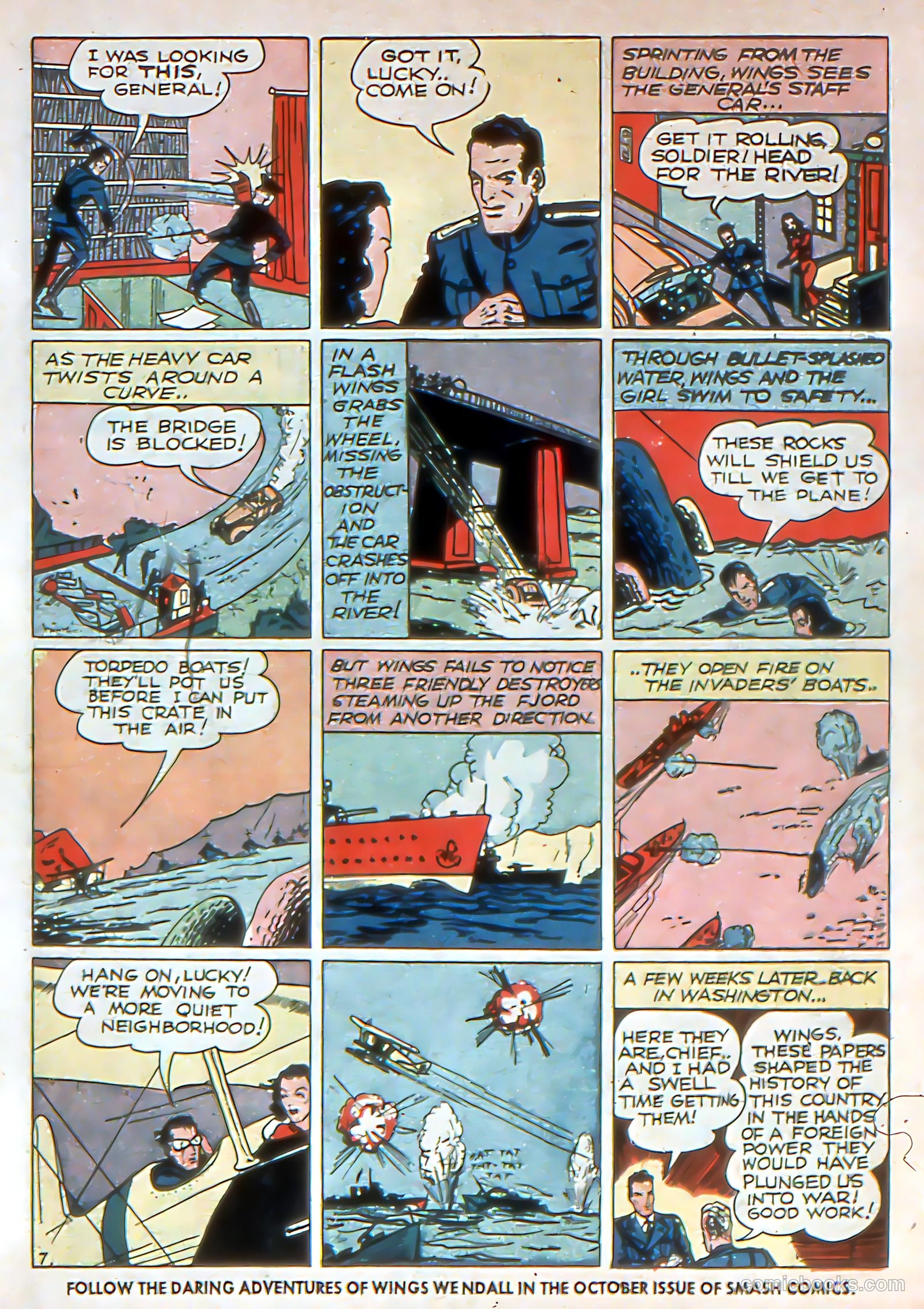Smash Comics #14 (1940) — page 33 of 68