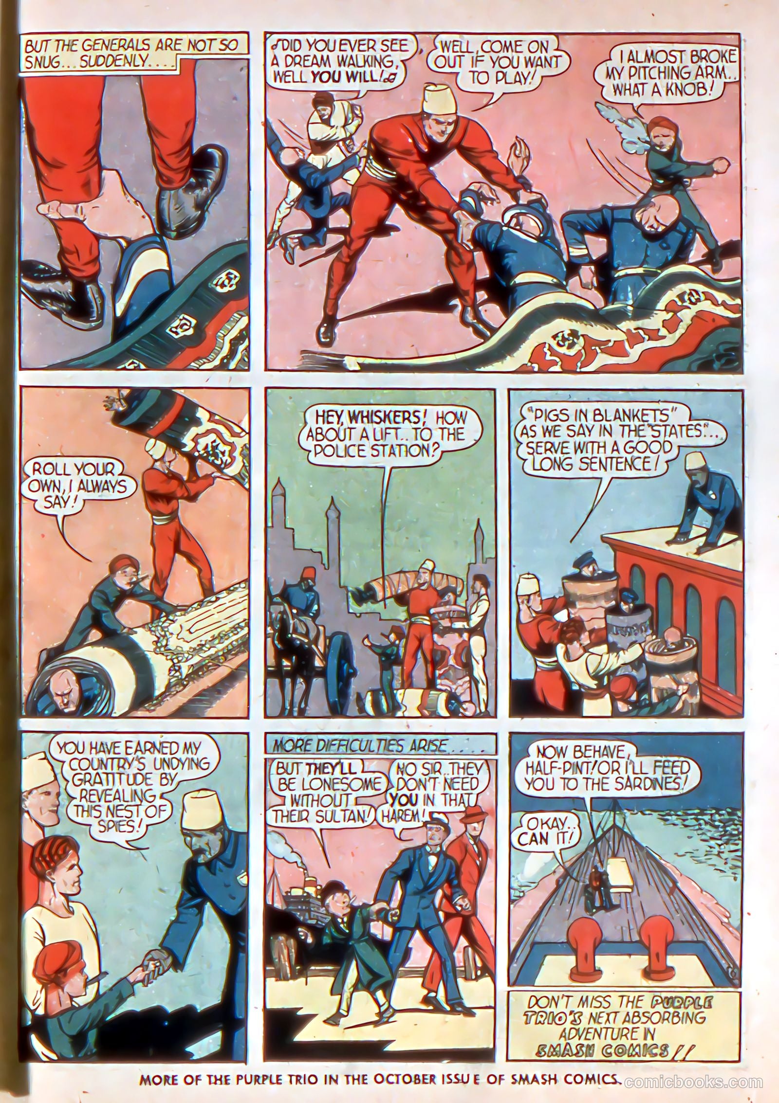 Smash Comics #14 (1940) — page 57 of 68