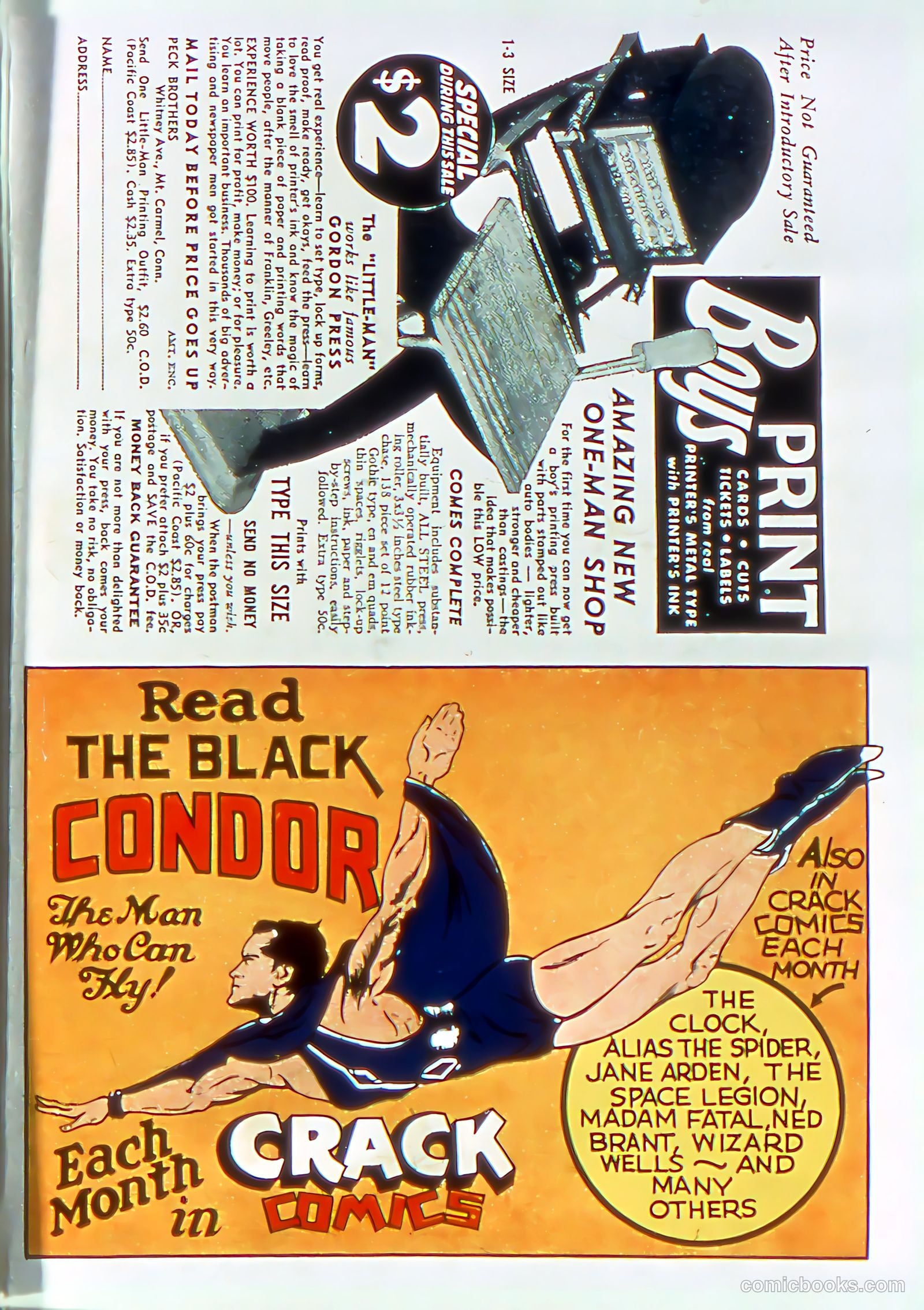 Smash Comics #14 (1940) — page 67 of 68