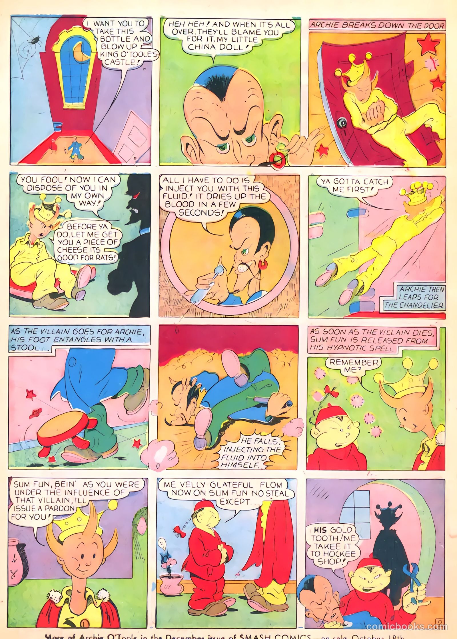 Smash Comics #16 (1940) — page 19 of 68