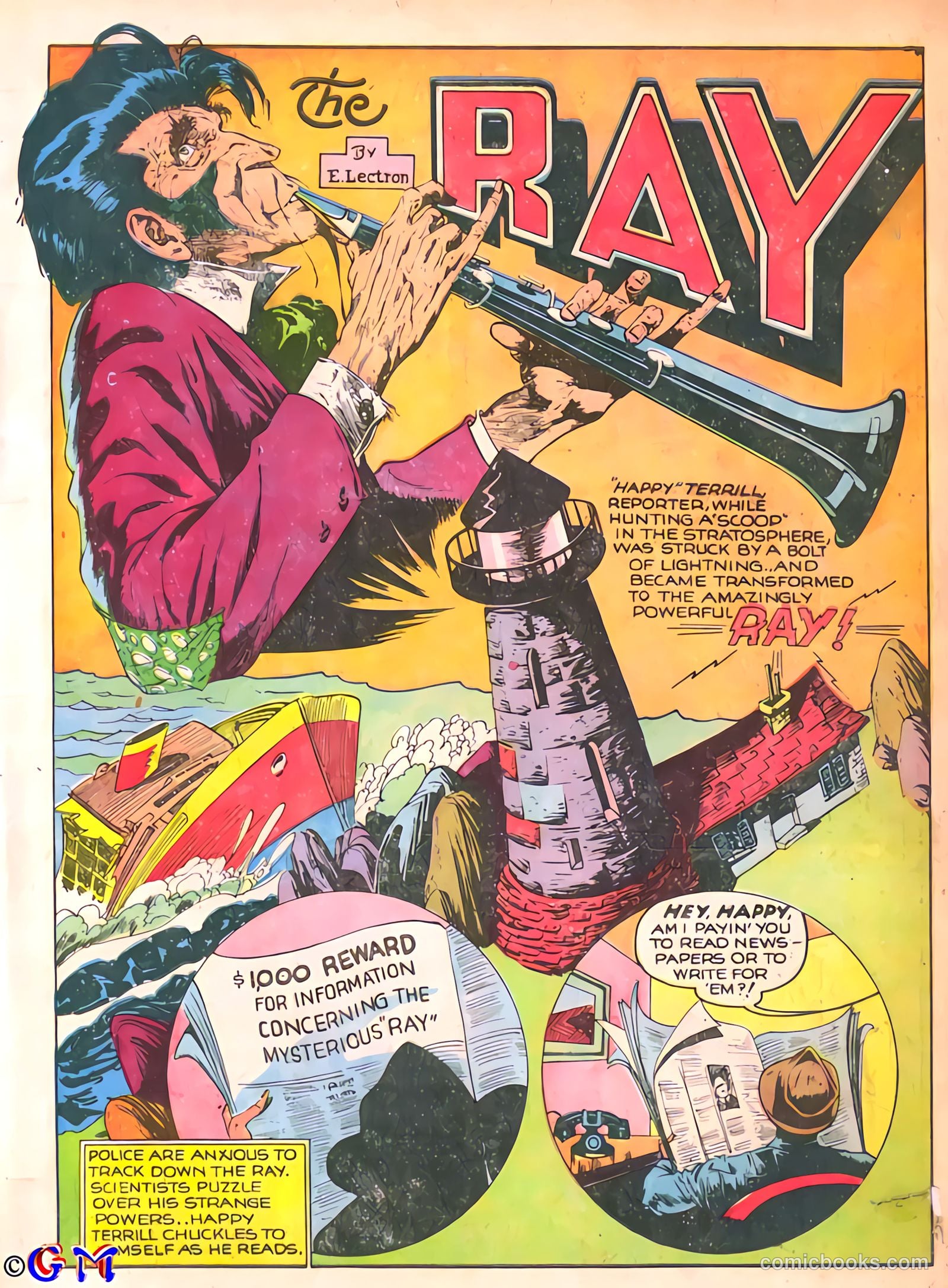 Smash Comics #17 (1940) — page 3 of 68