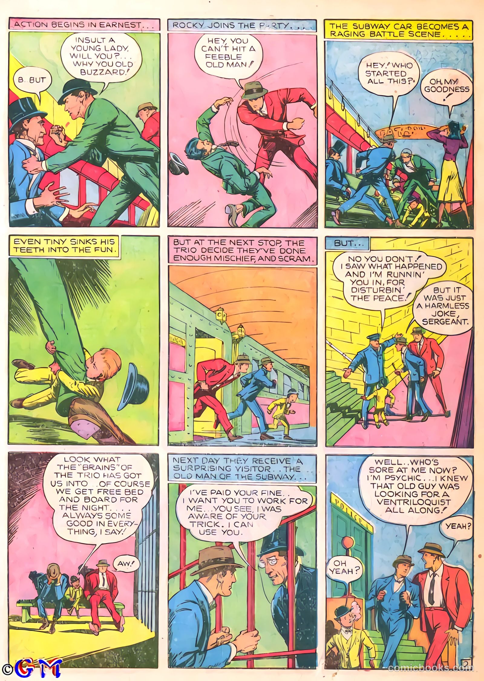 Smash Comics #17 (1940) — page 13 of 68