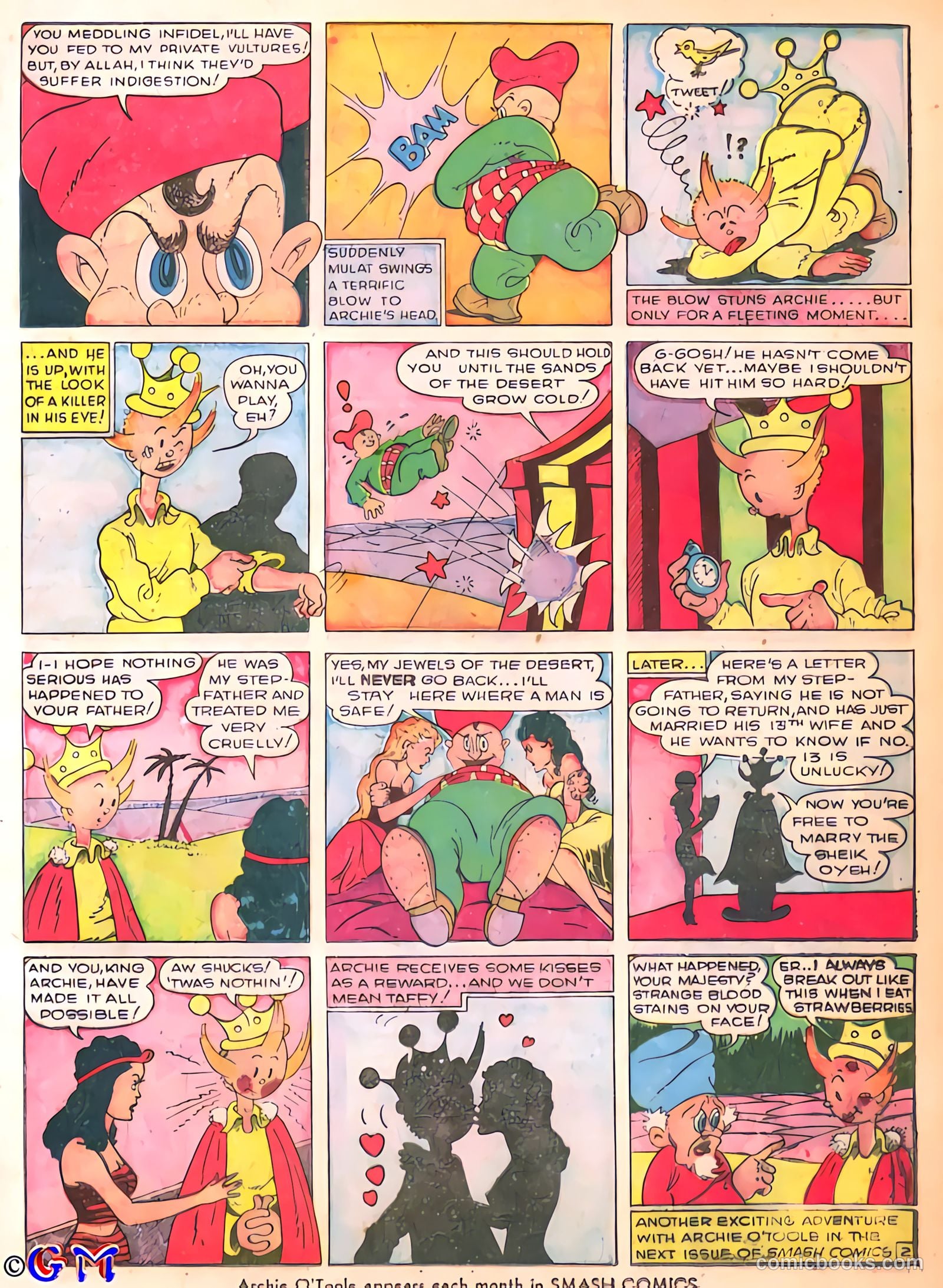 Smash Comics #17 (1940) — page 23 of 68
