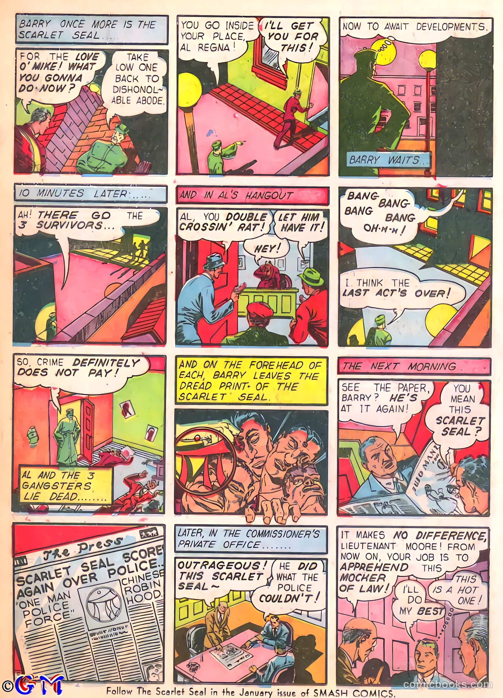 Smash Comics #17 (1940) — page 28 of 68