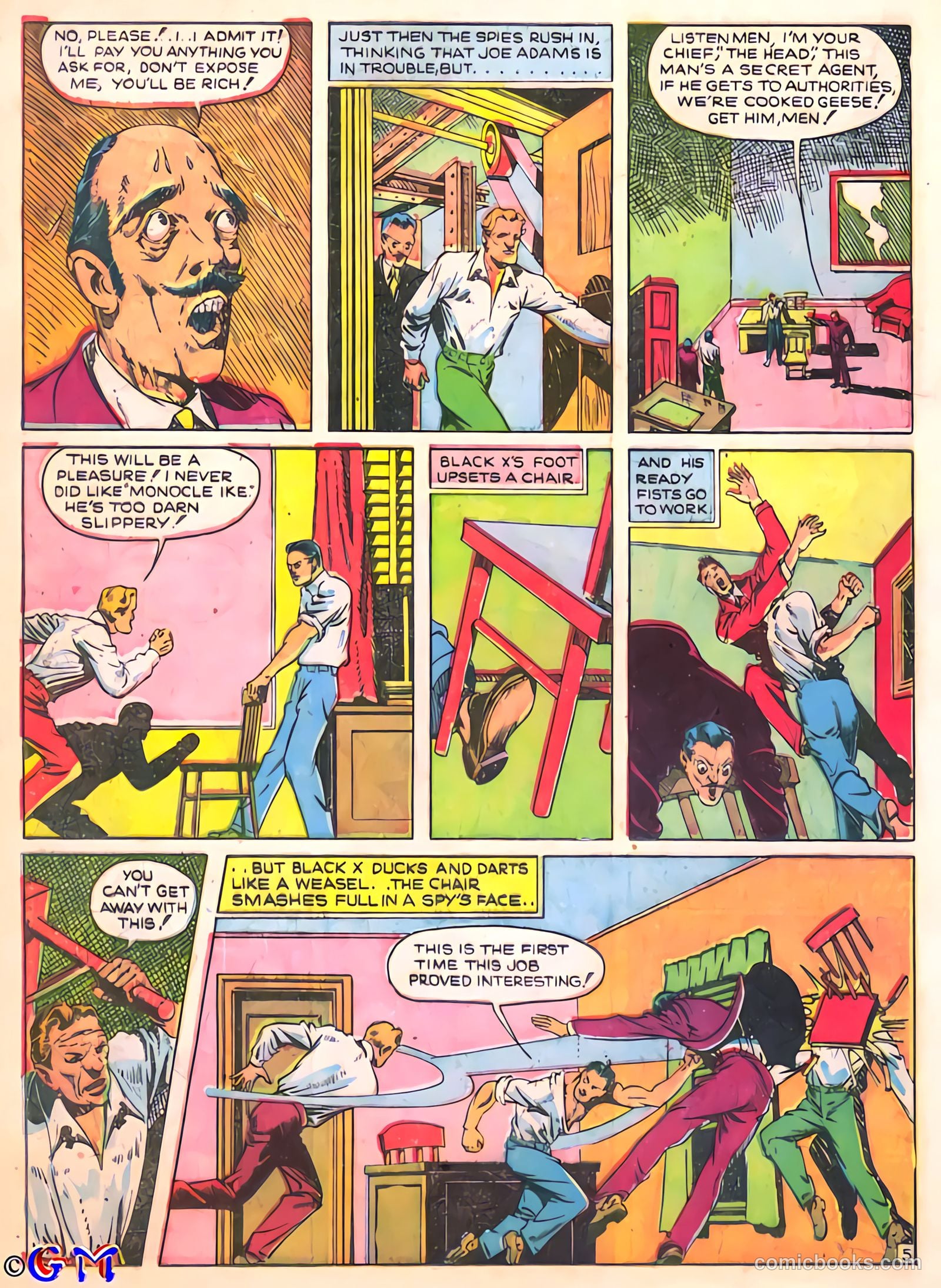 Smash Comics #17 (1940) — page 38 of 68