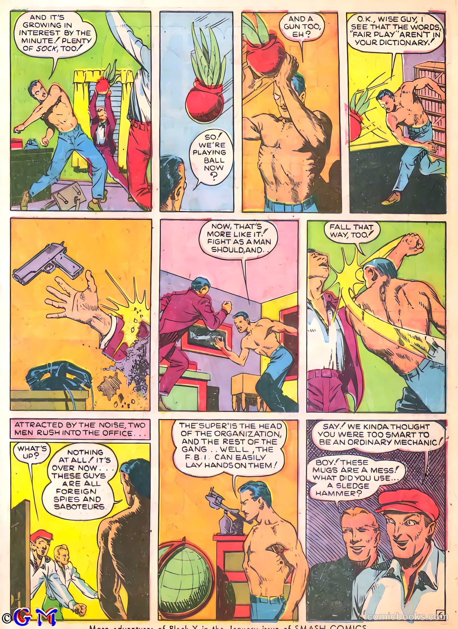 Smash Comics #17 (1940) — page 39 of 68