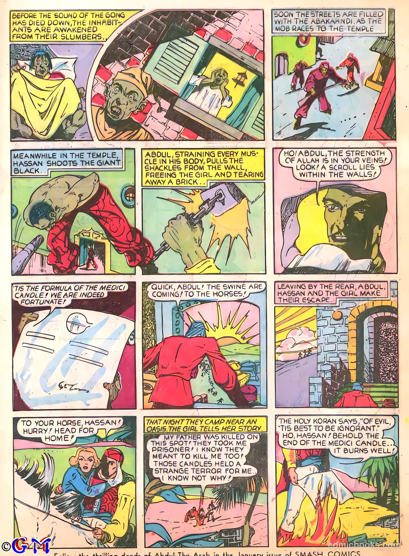 Smash Comics #17 (1940) — page 57 of 68