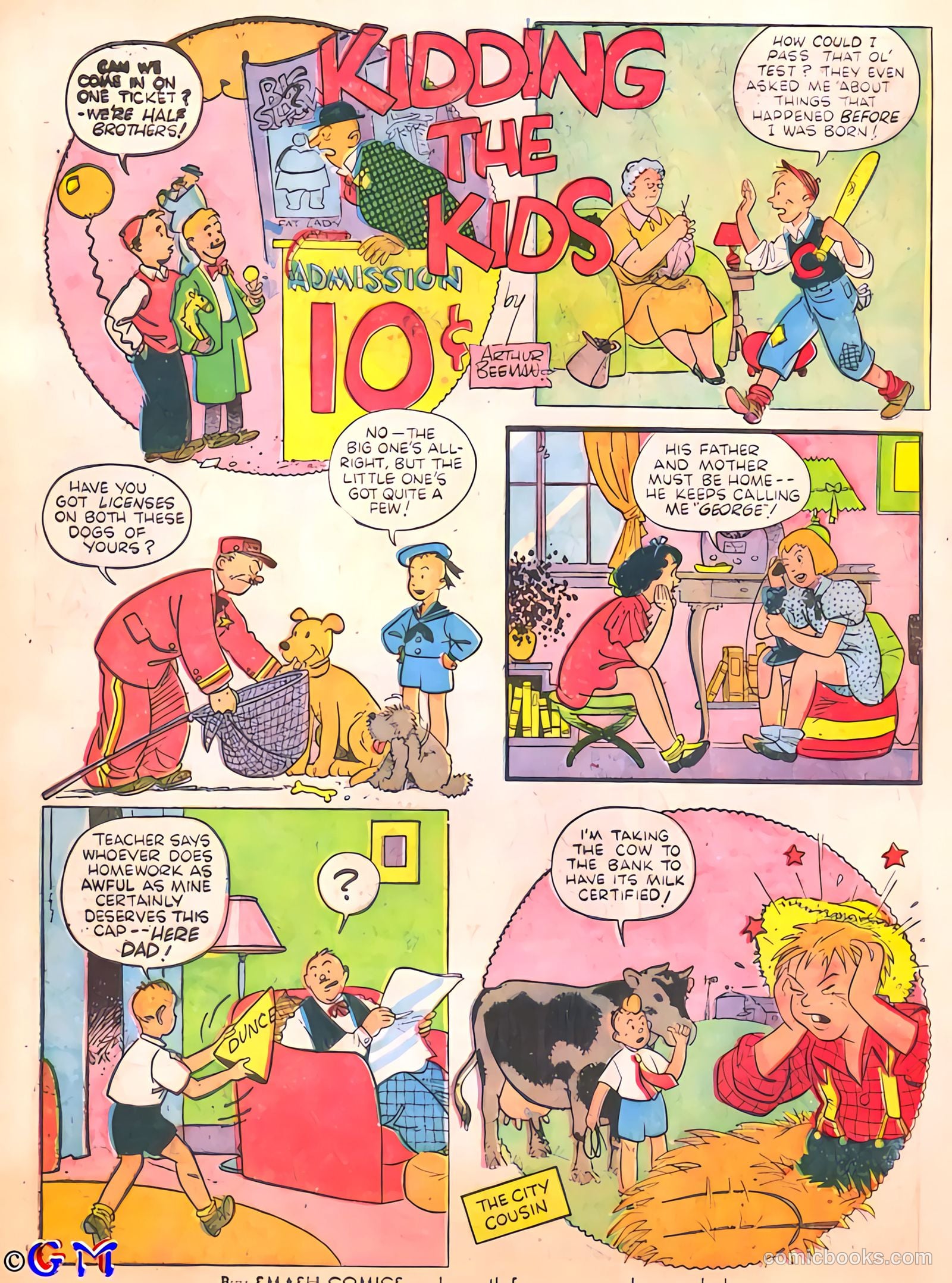 Smash Comics #17 (1940) — page 58 of 68