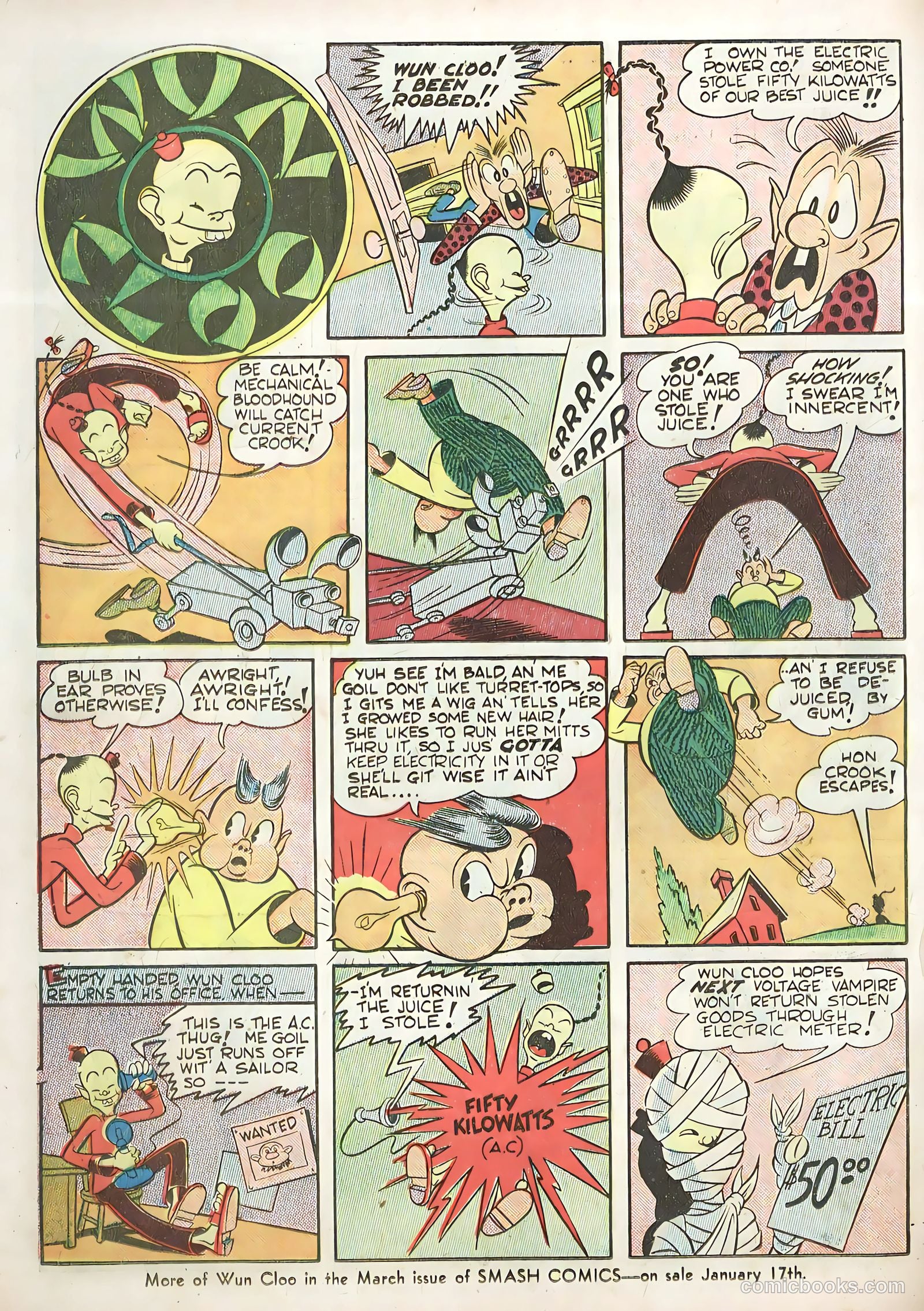 Smash Comics #19 (1941) — page 40 of 68