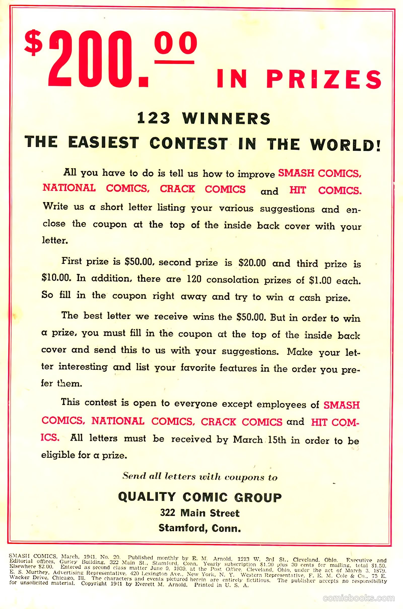 Smash Comics #20 (1941) — page 2 of 68