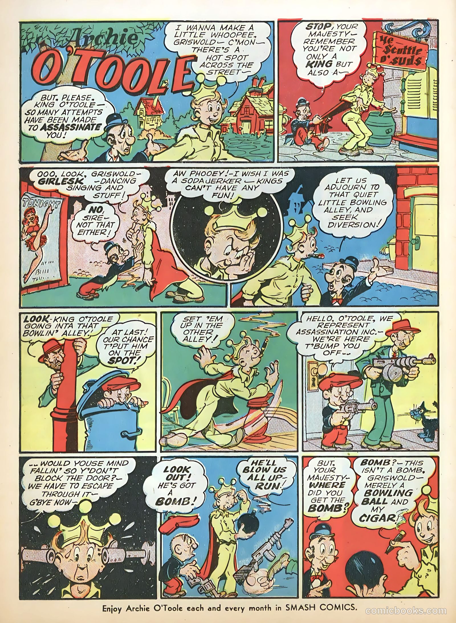 Smash Comics #22 (1941) — page 16 of 68