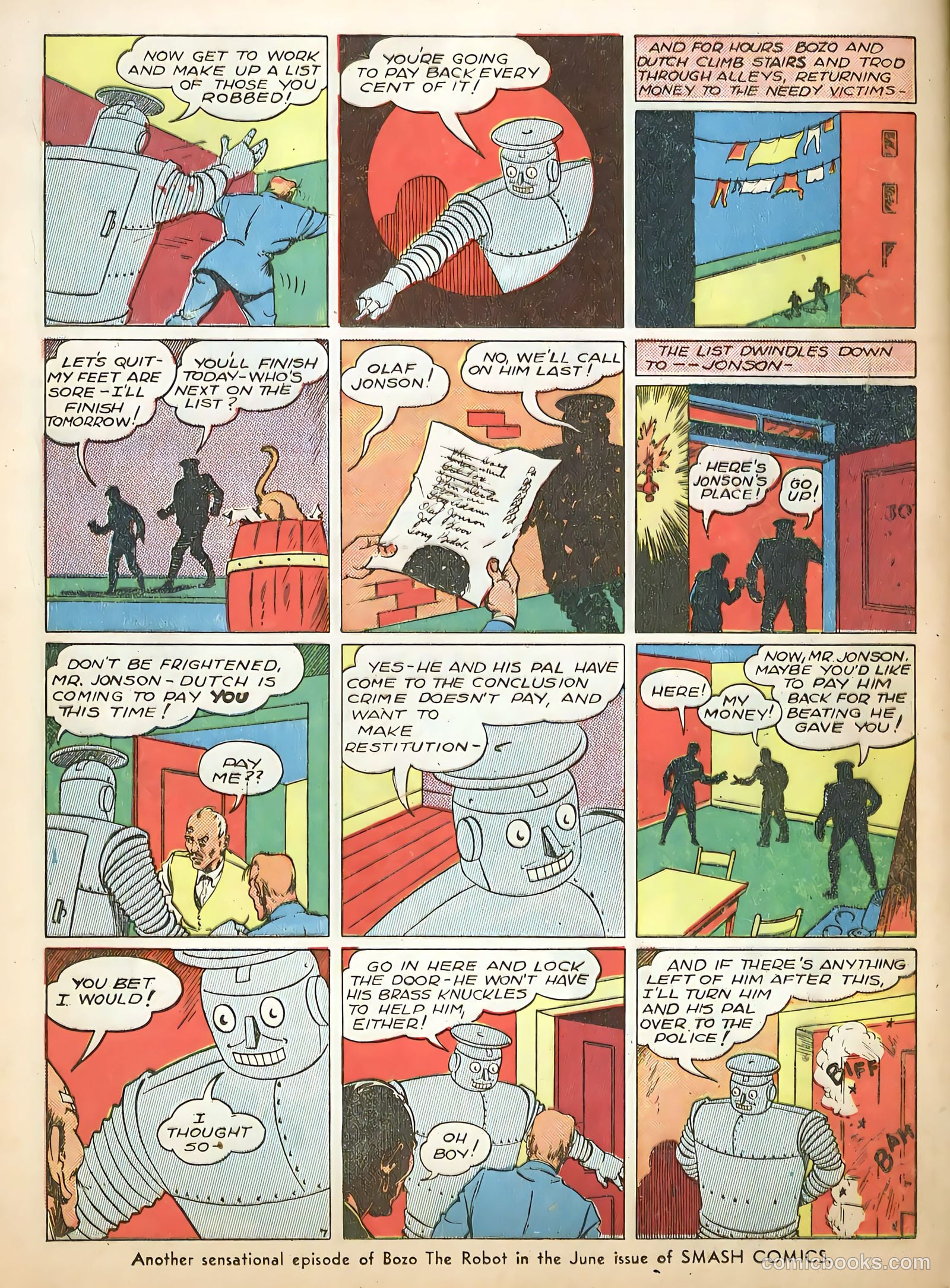 Smash Comics #22 (1941) — page 66 of 68