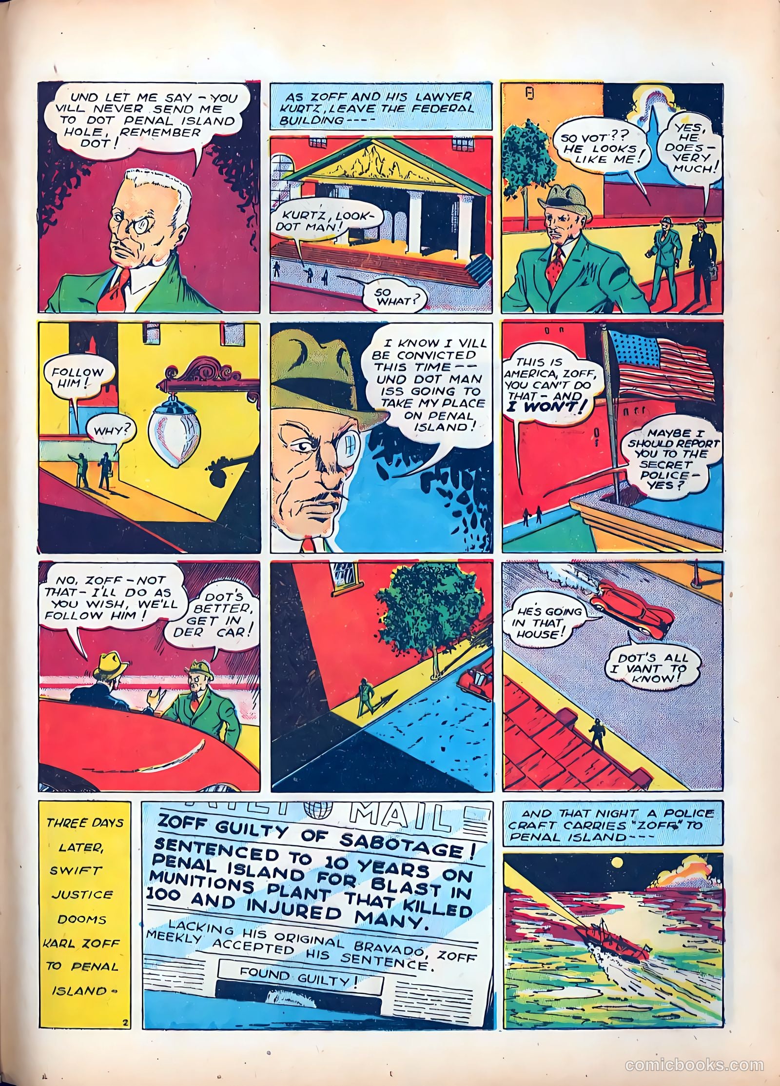 Smash Comics #23 (1941) — page 61 of 68
