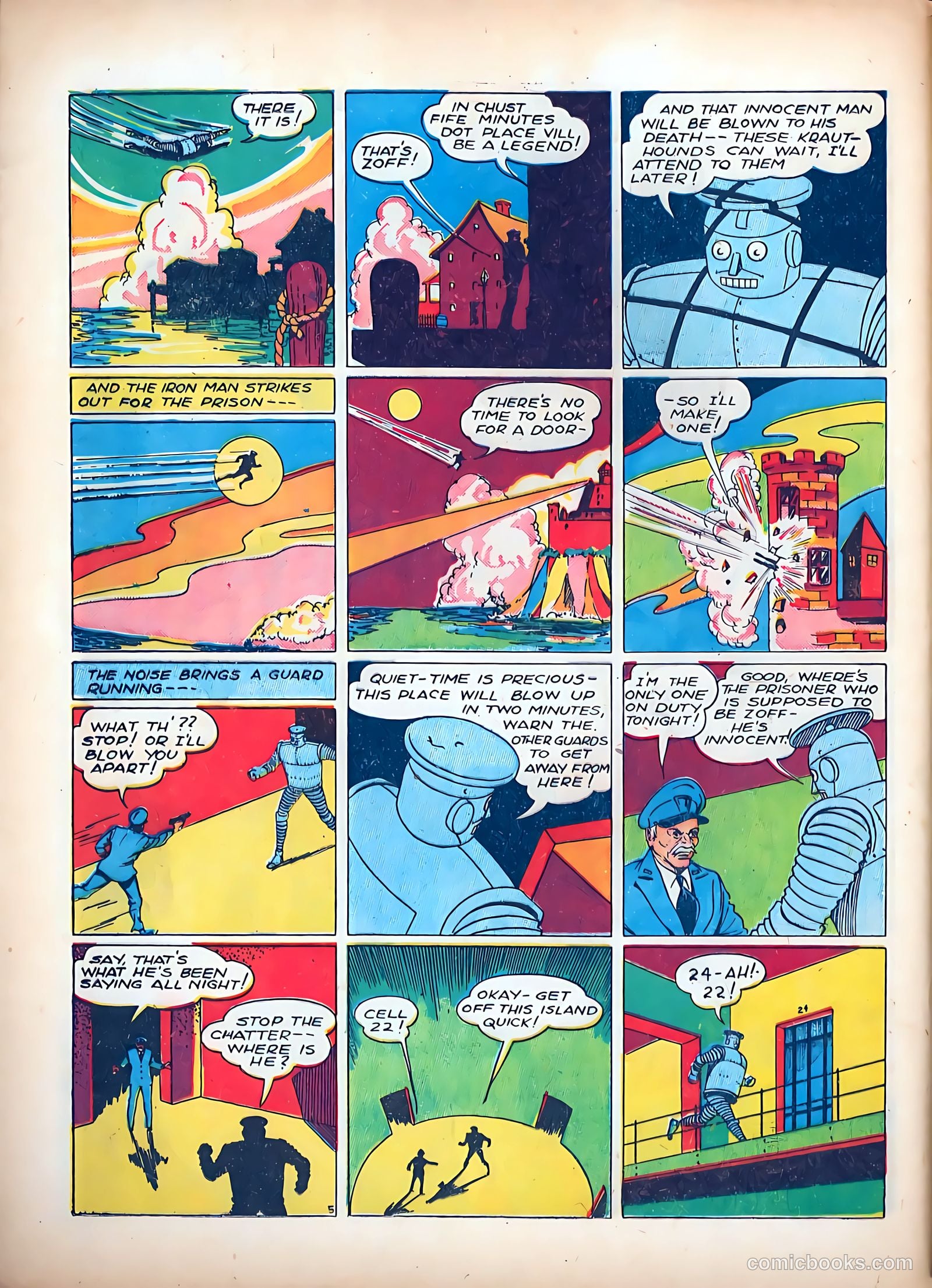 Smash Comics #23 (1941) — page 64 of 68