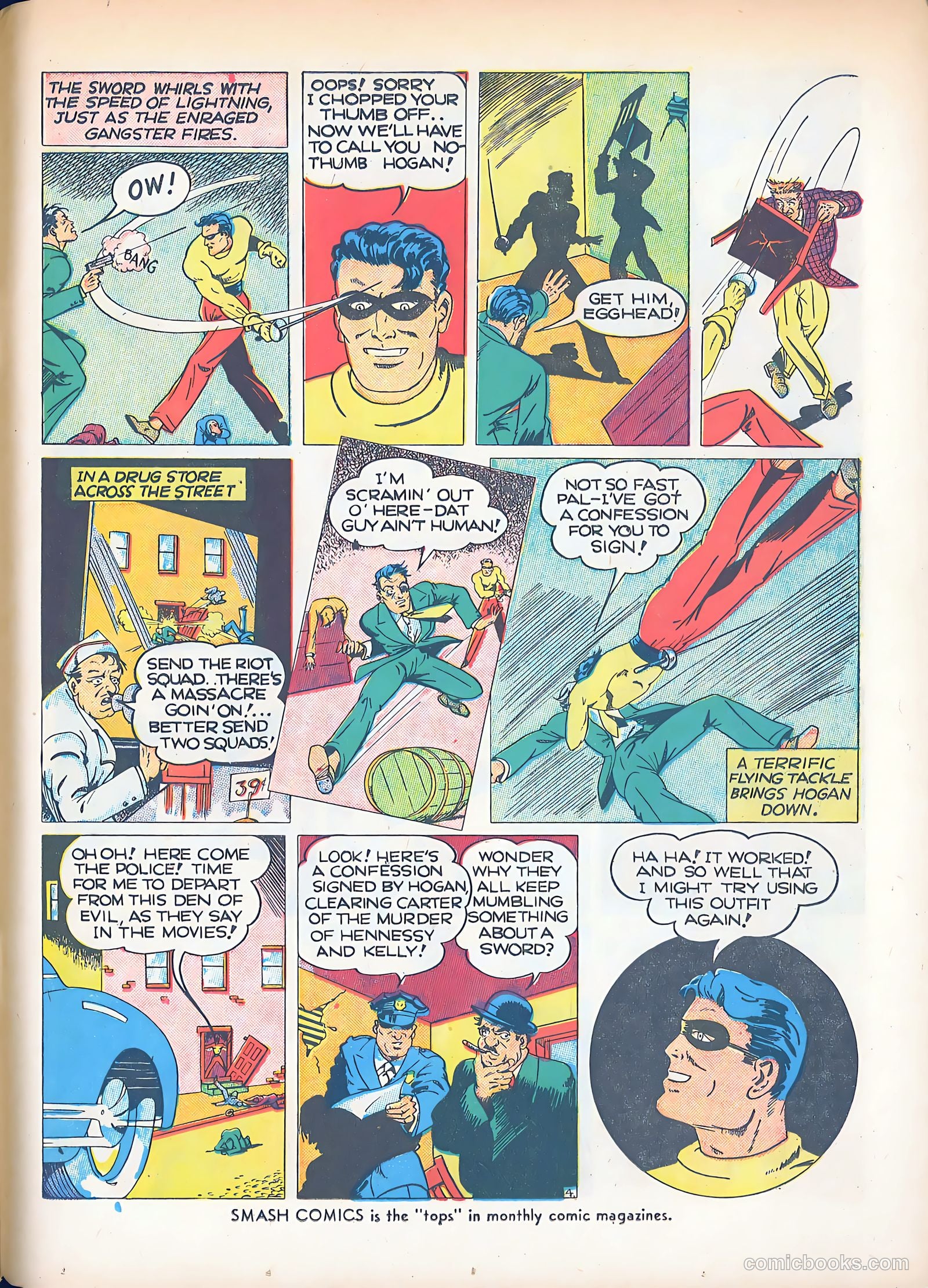 Smash Comics #24 (1941) — page 59 of 68