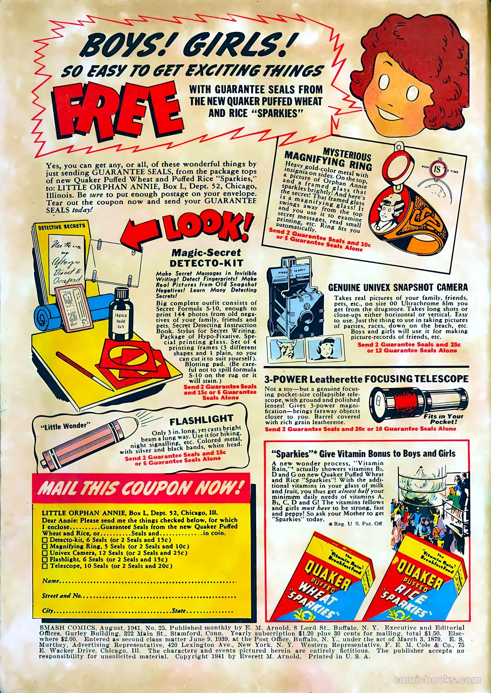 Smash Comics #25 (1941) — page 3 of 69