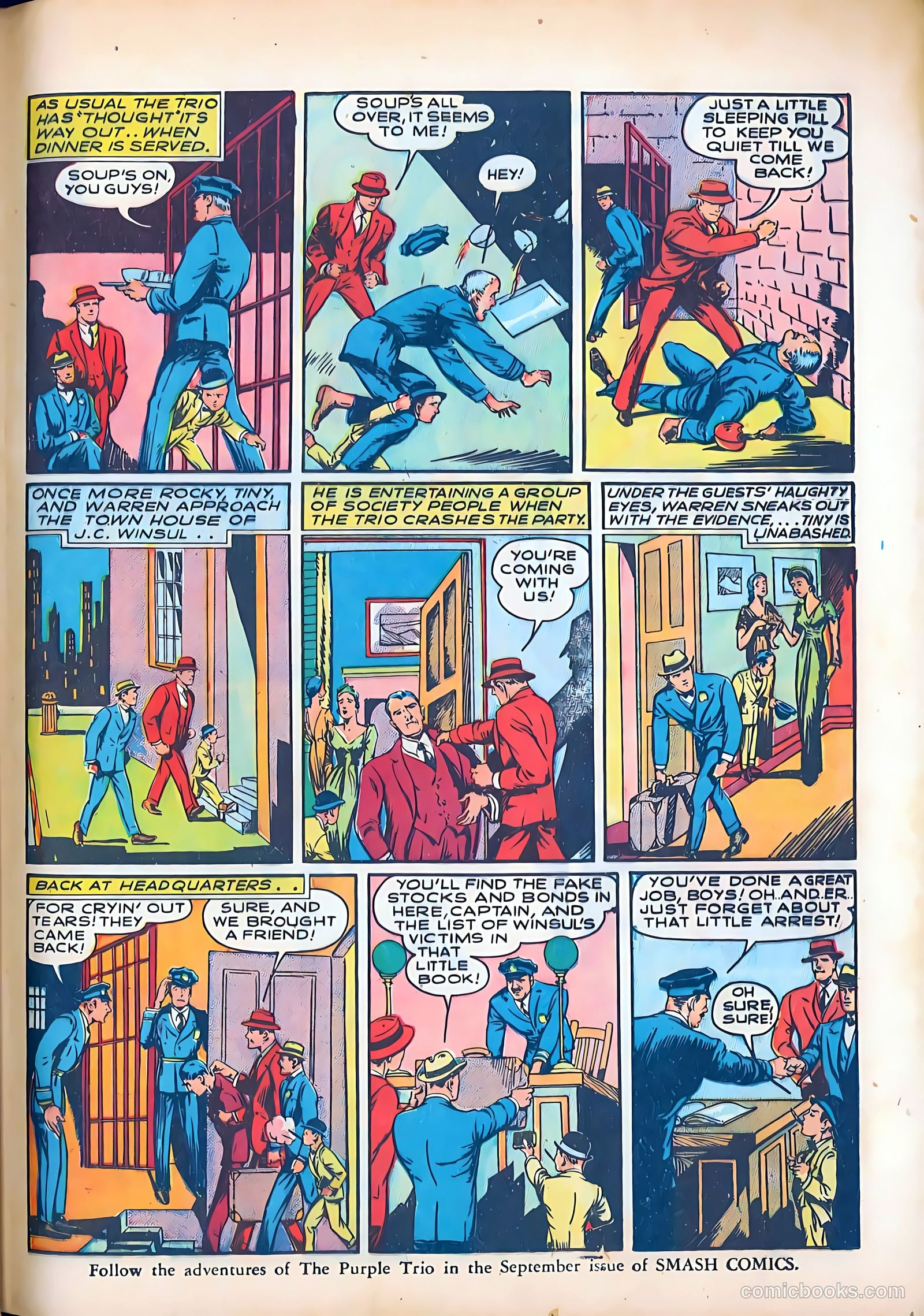 Smash Comics #25 (1941) — page 60 of 69