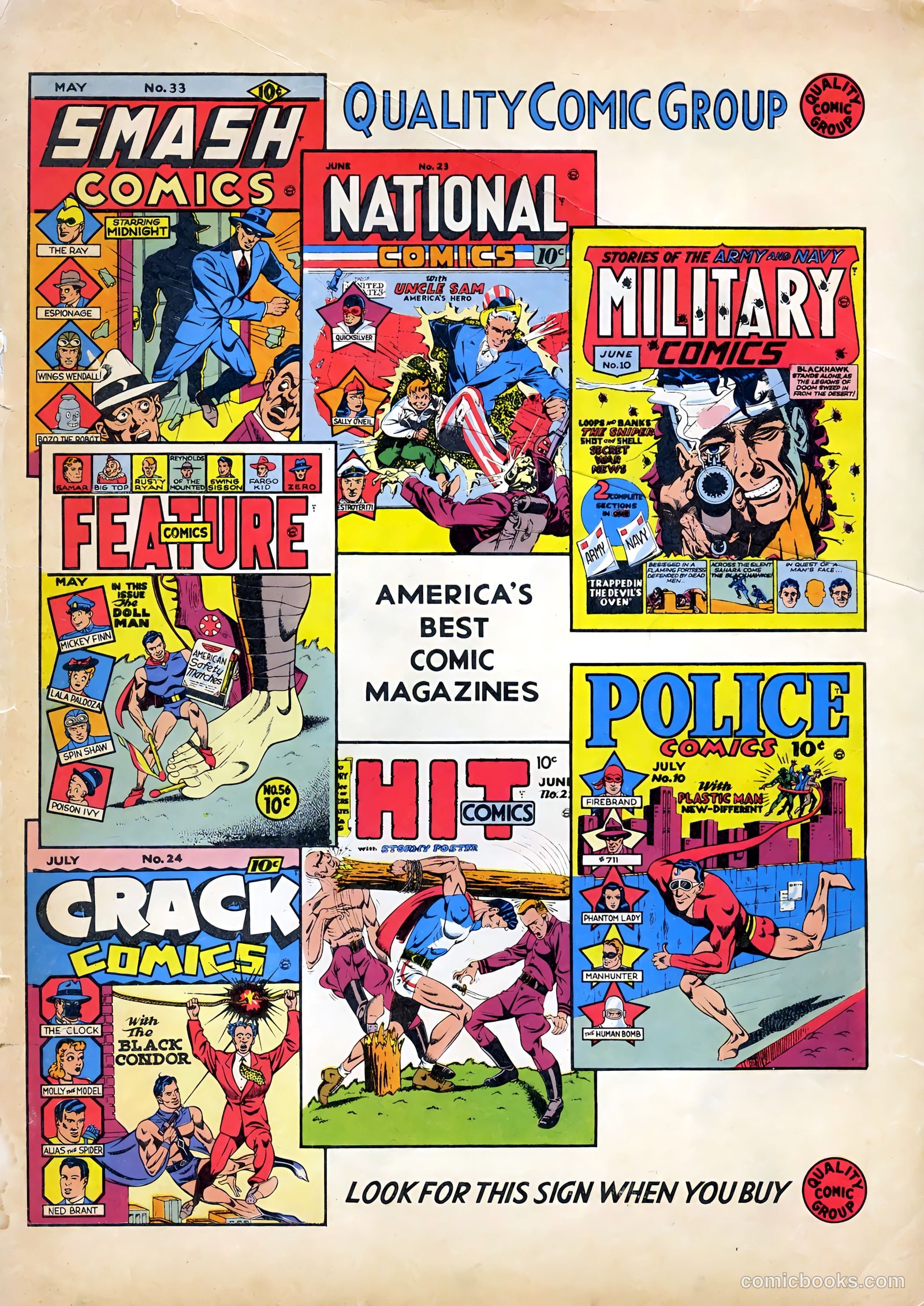 Smash Comics #33 (1942) — page 67 of 70