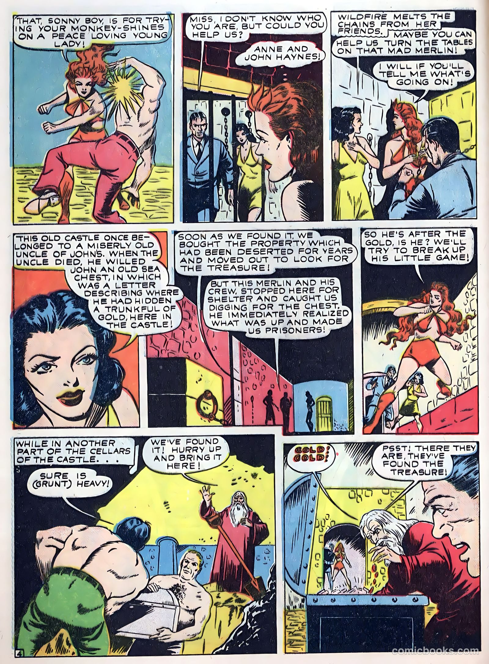 Smash Comics #34 (1942) — page 32 of 68
