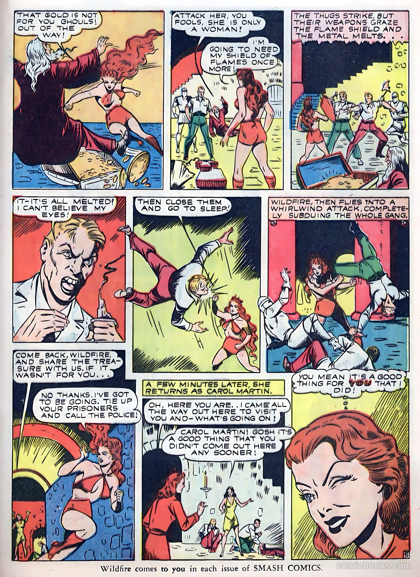 Smash Comics #34 (1942) — page 33 of 68