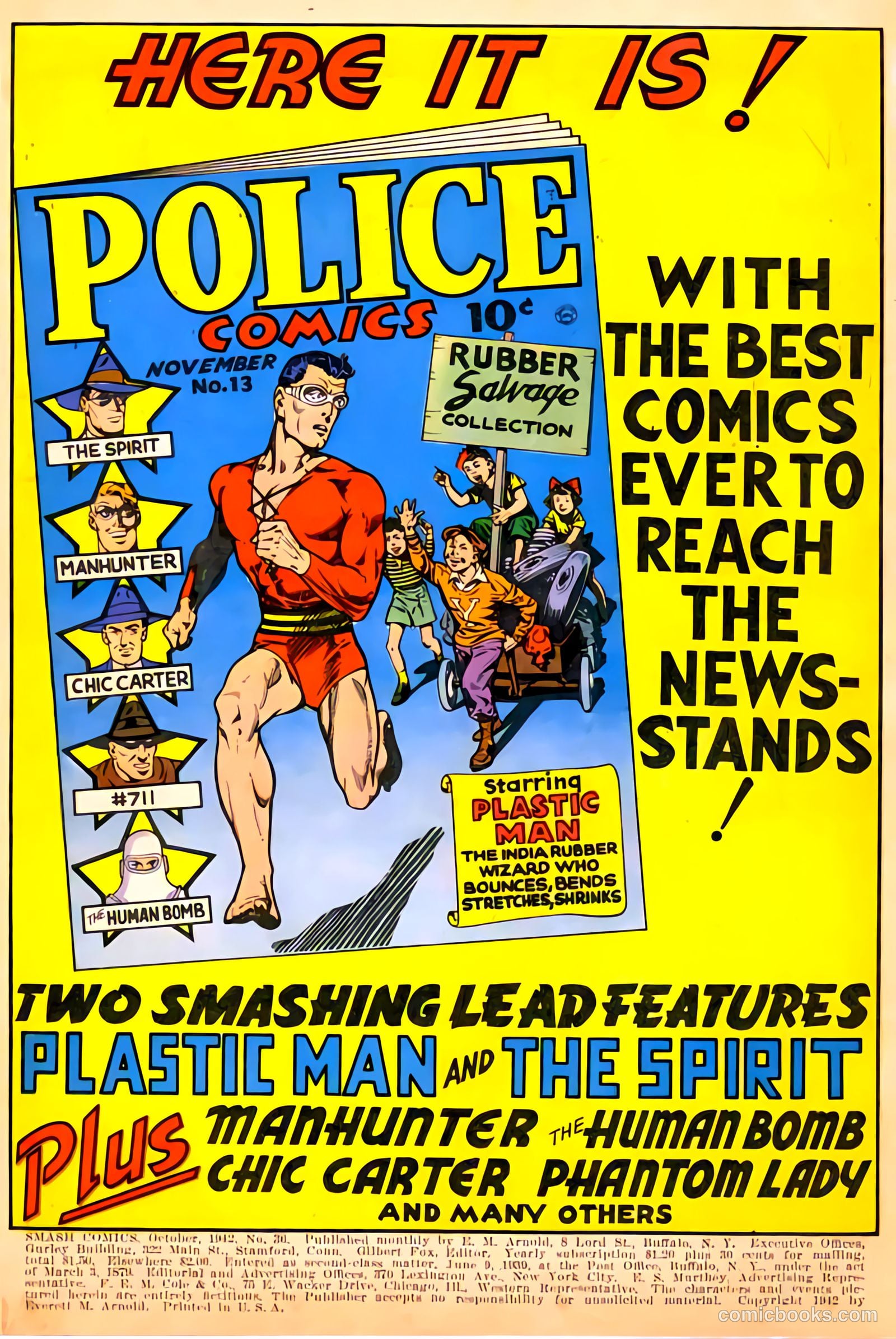 Smash Comics #36 (1942) — page 2 of 68