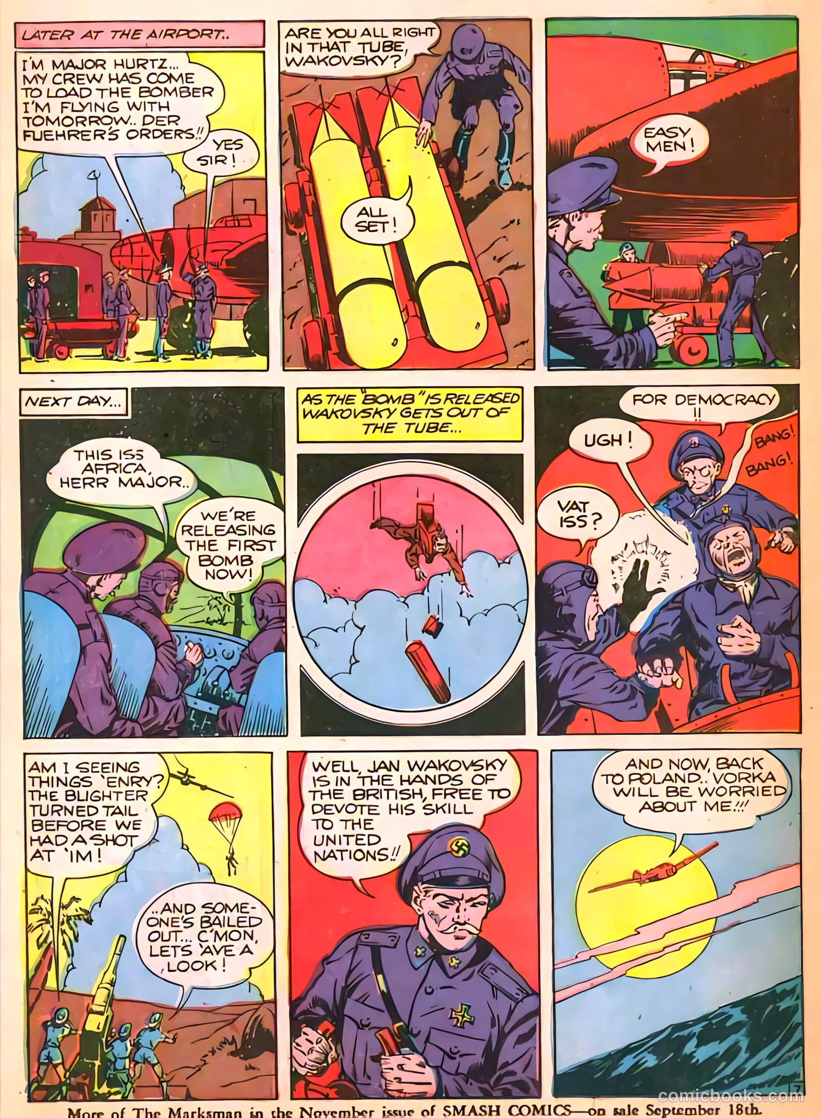Smash Comics #36 (1942) — page 68 of 68