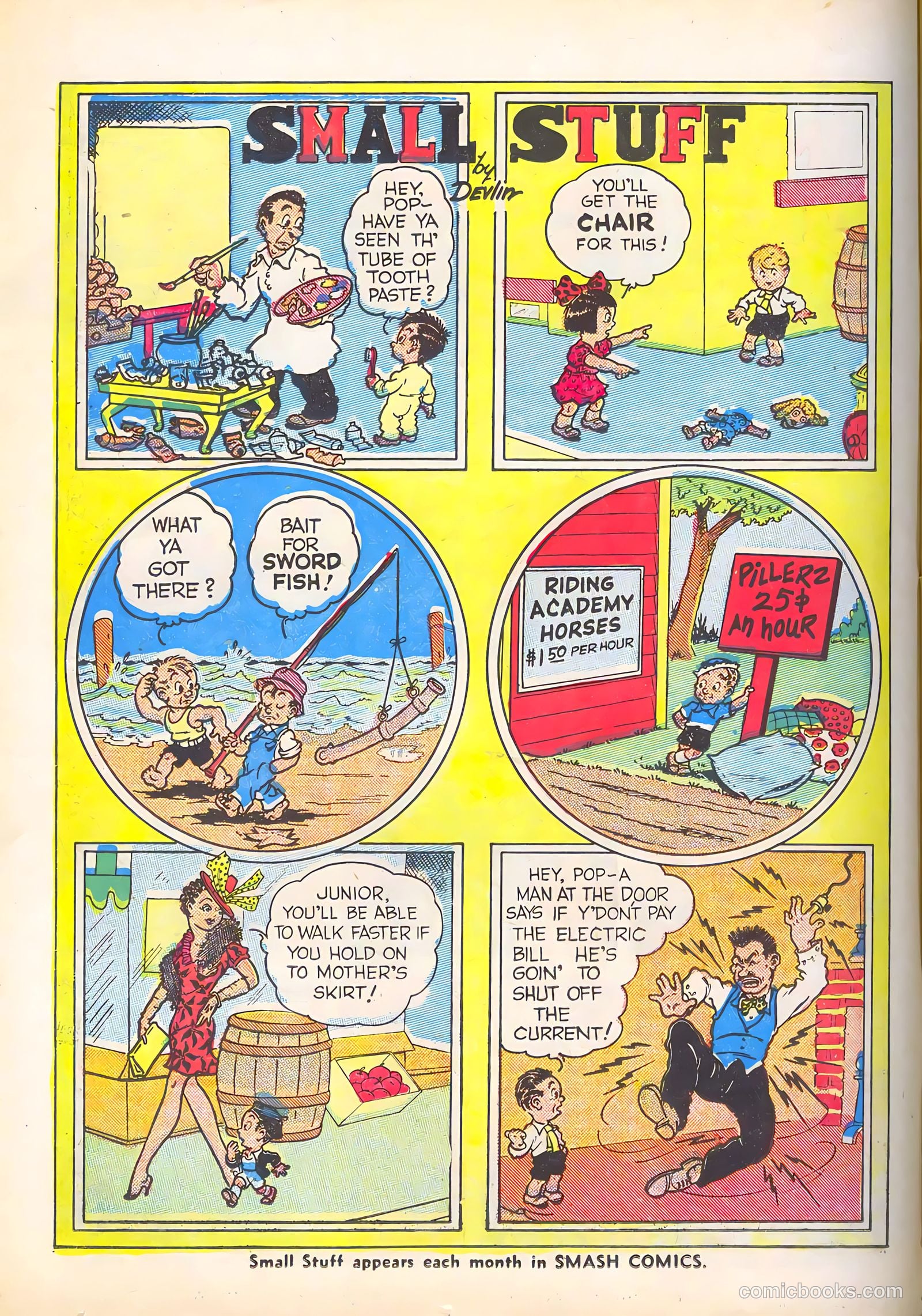 Smash Comics #4 (1939) — page 16 of 68