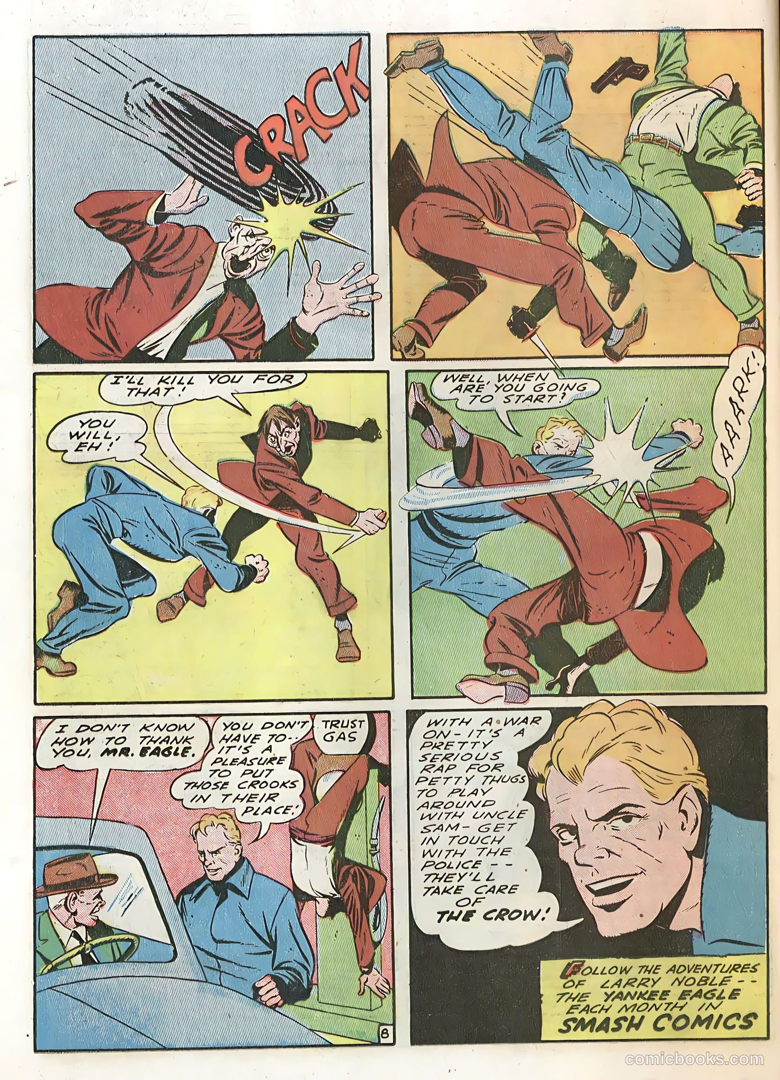 Smash Comics #40 (1943) — page 66 of 68