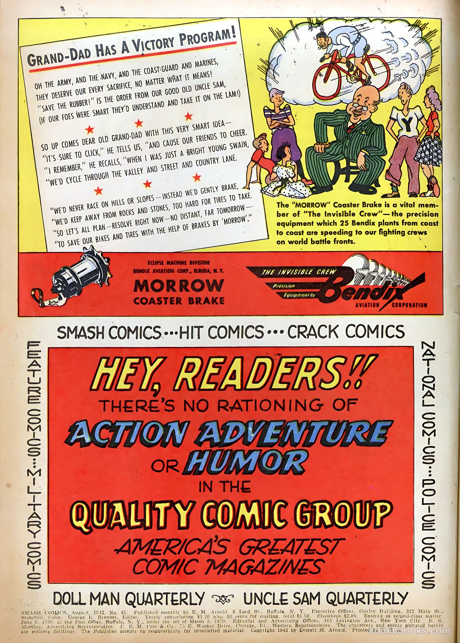 Smash Comics #45 (1943) — page 2 of 68