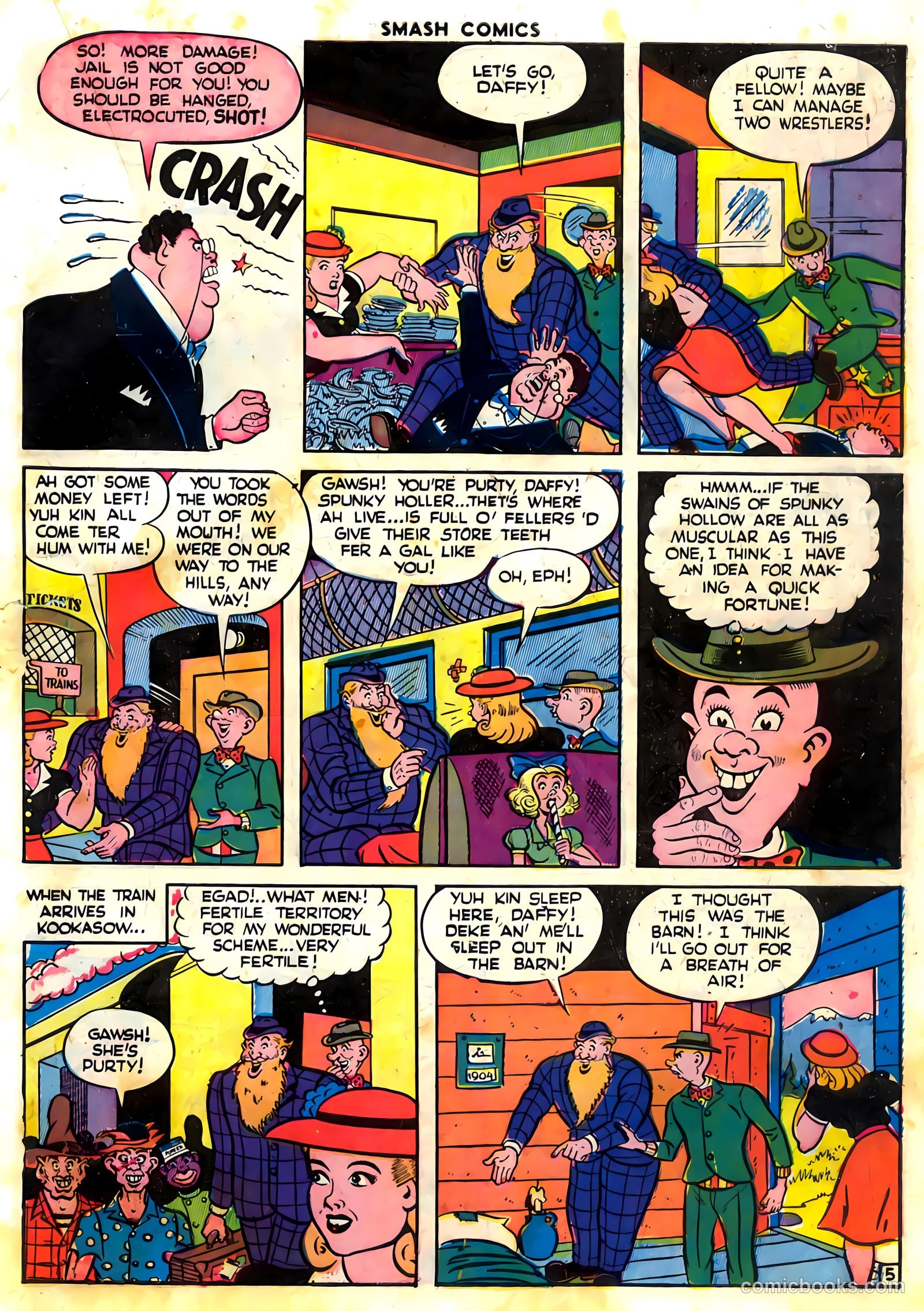 Smash Comics #48 (1943) — page 35 of 60