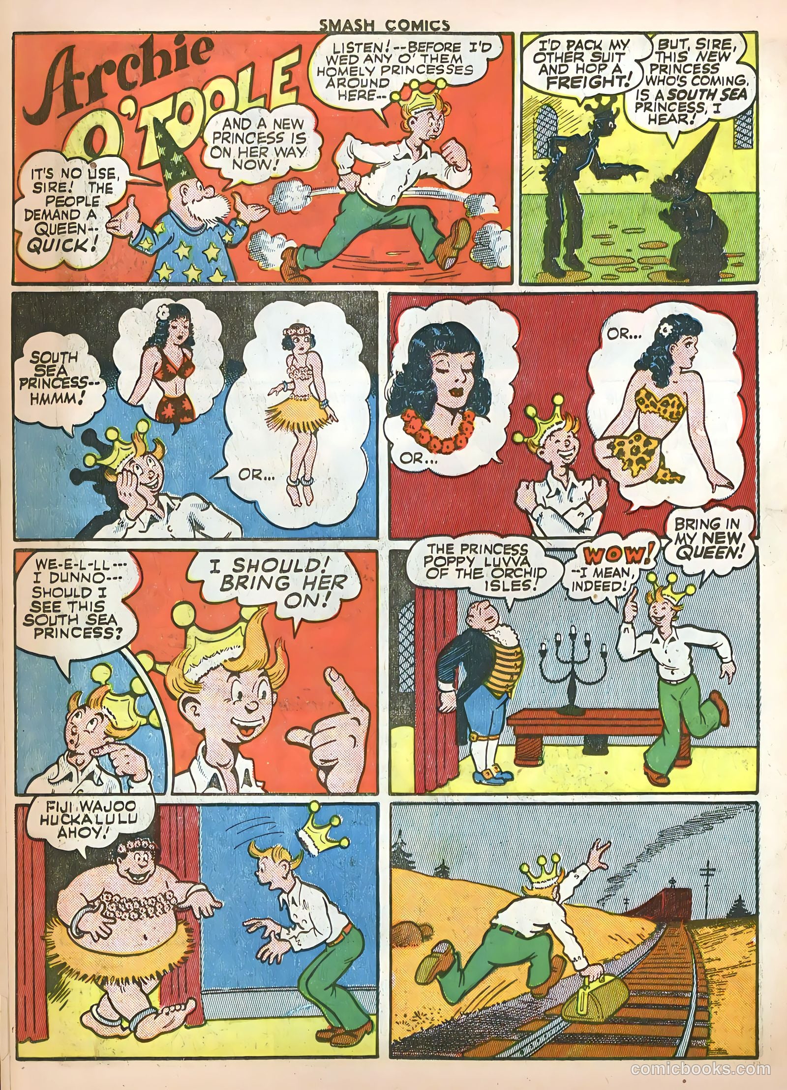 Smash Comics #51 (1944) — page 22 of 60