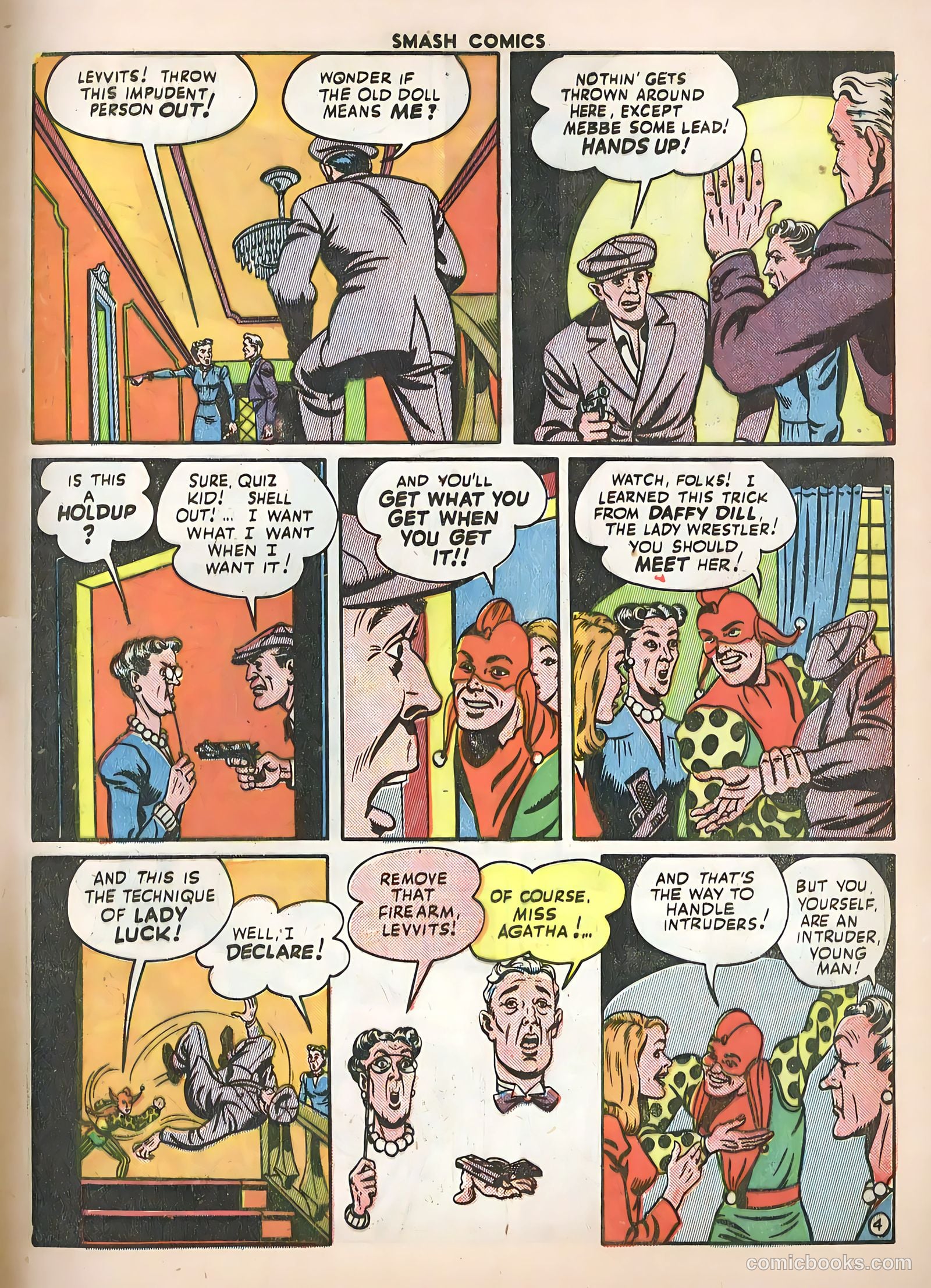 Smash Comics #51 (1944) — page 55 of 60