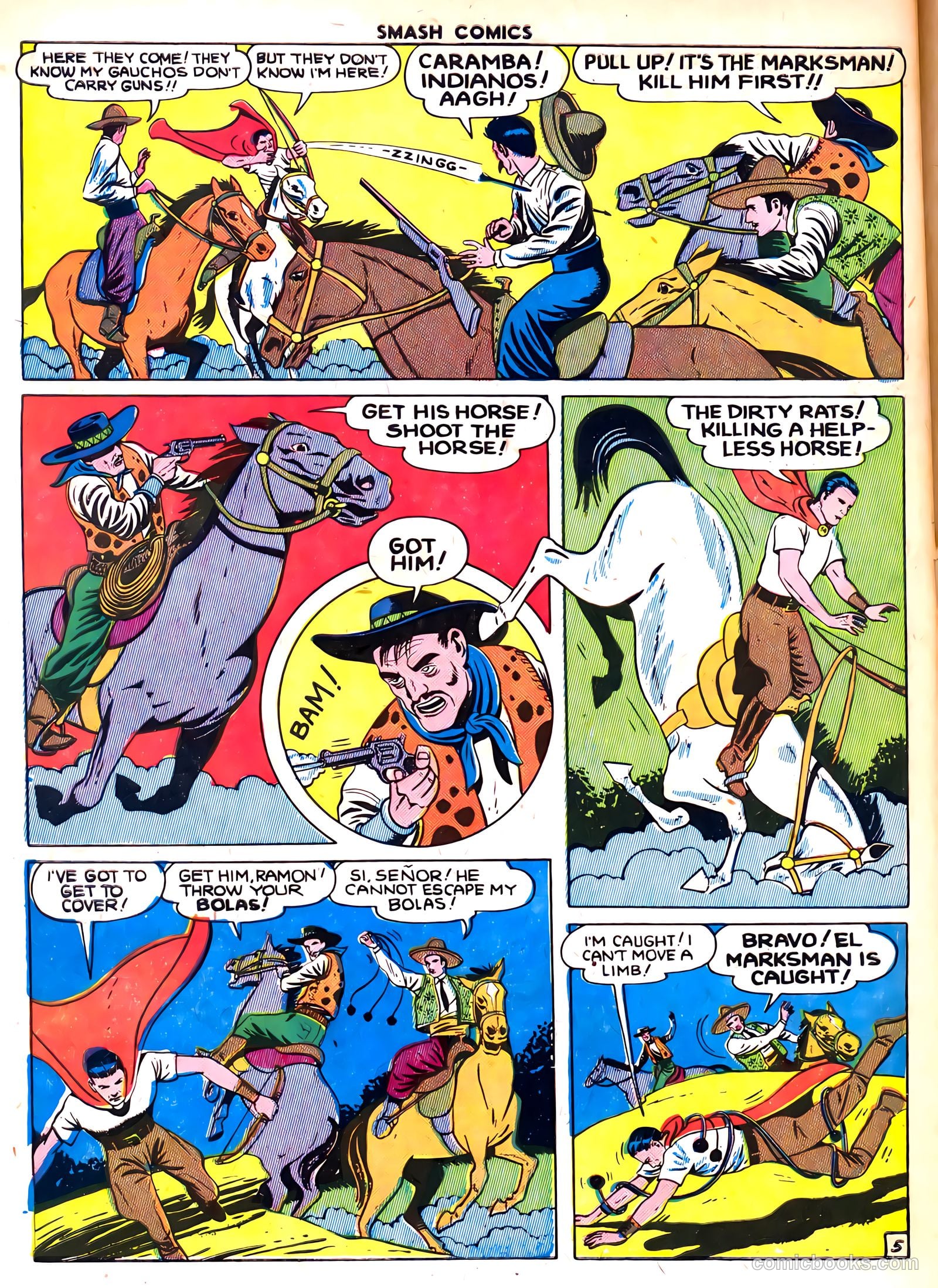 Smash Comics #52 (1944) — page 56 of 60