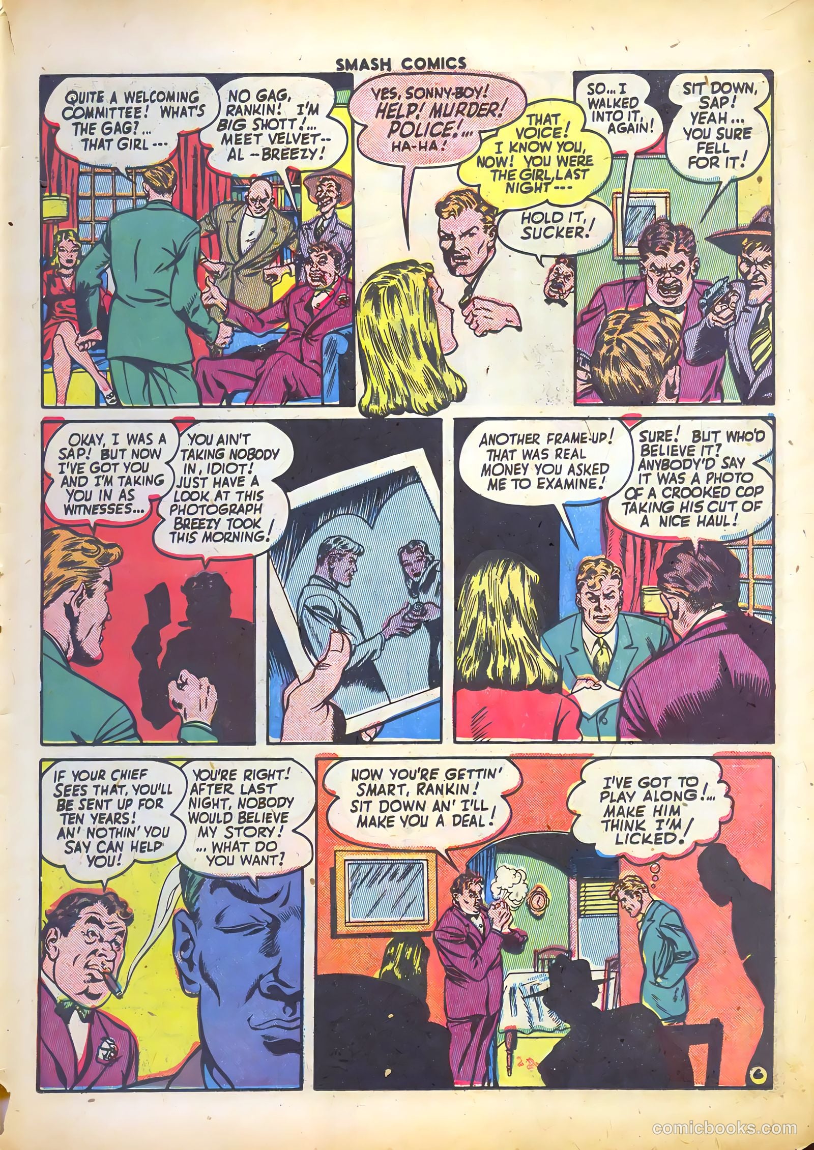 Smash Comics #54 (1944) — page 19 of 60