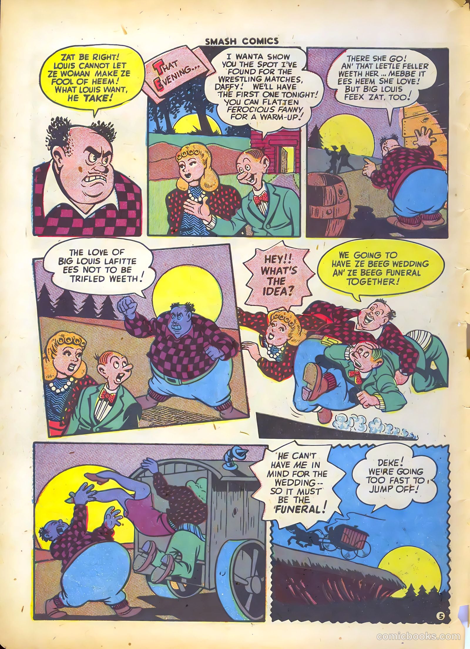 Smash Comics #54 (1944) — page 56 of 60