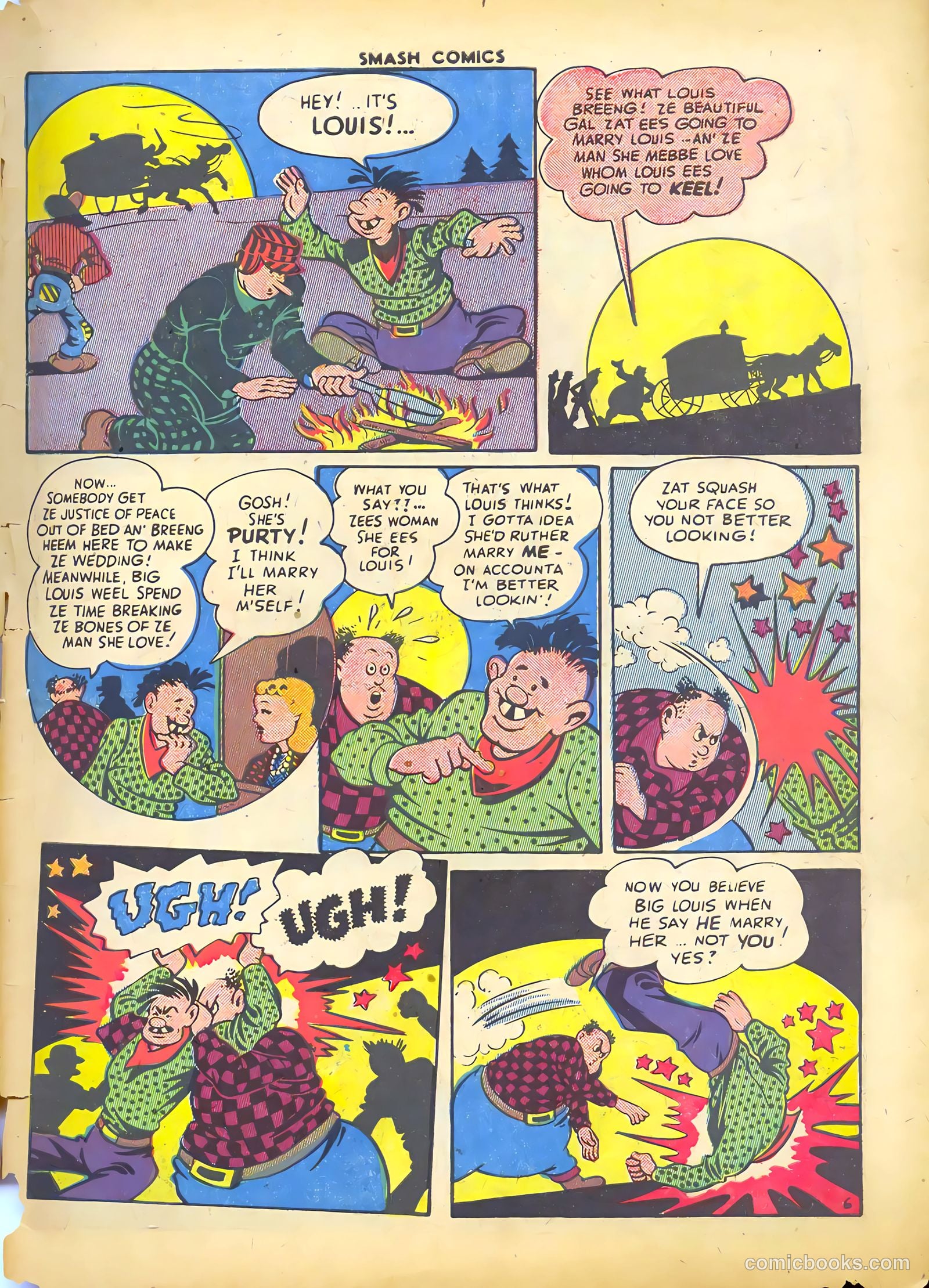 Smash Comics #54 (1944) — page 57 of 60