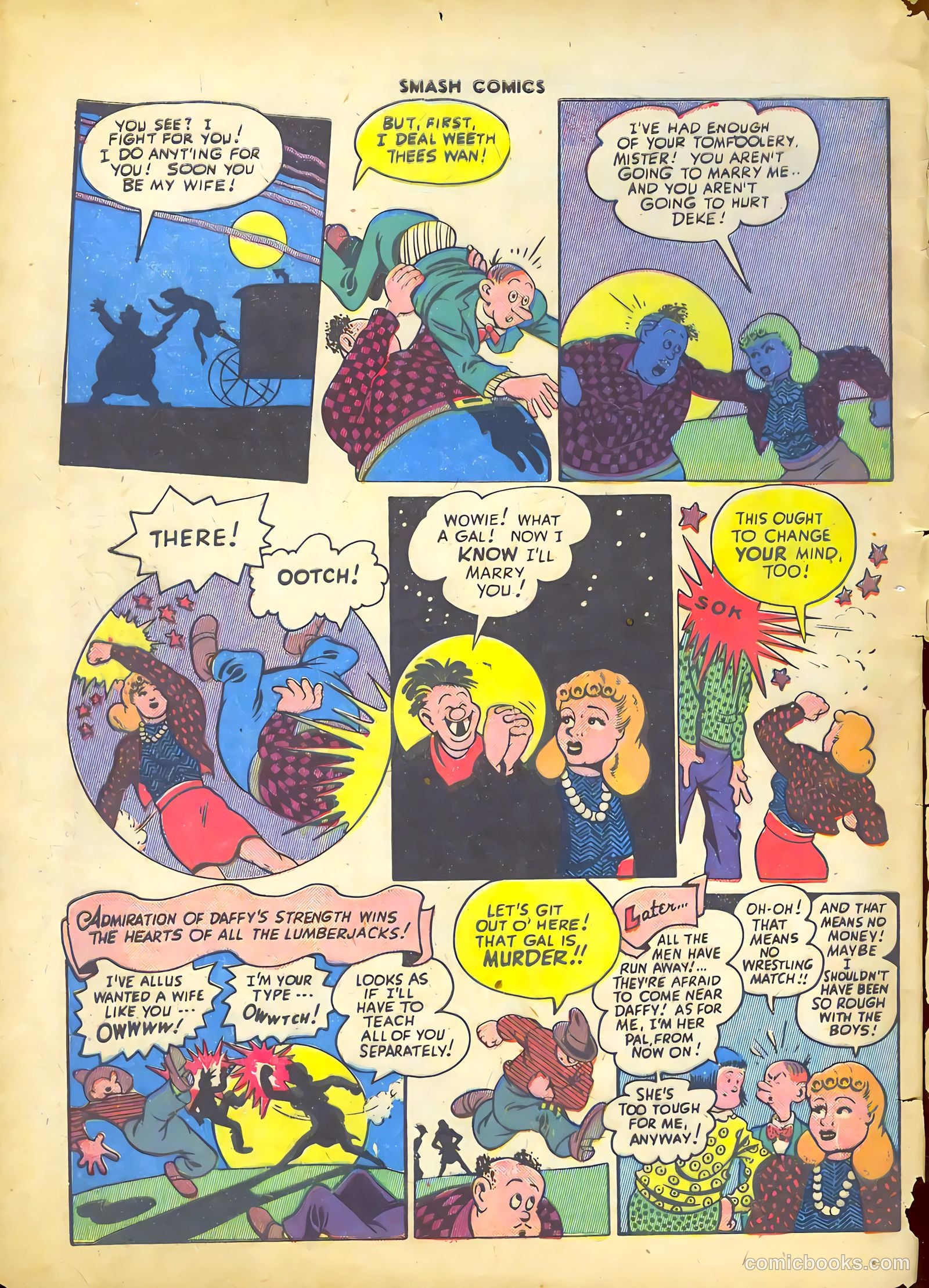 Smash Comics #54 (1944) — page 58 of 60